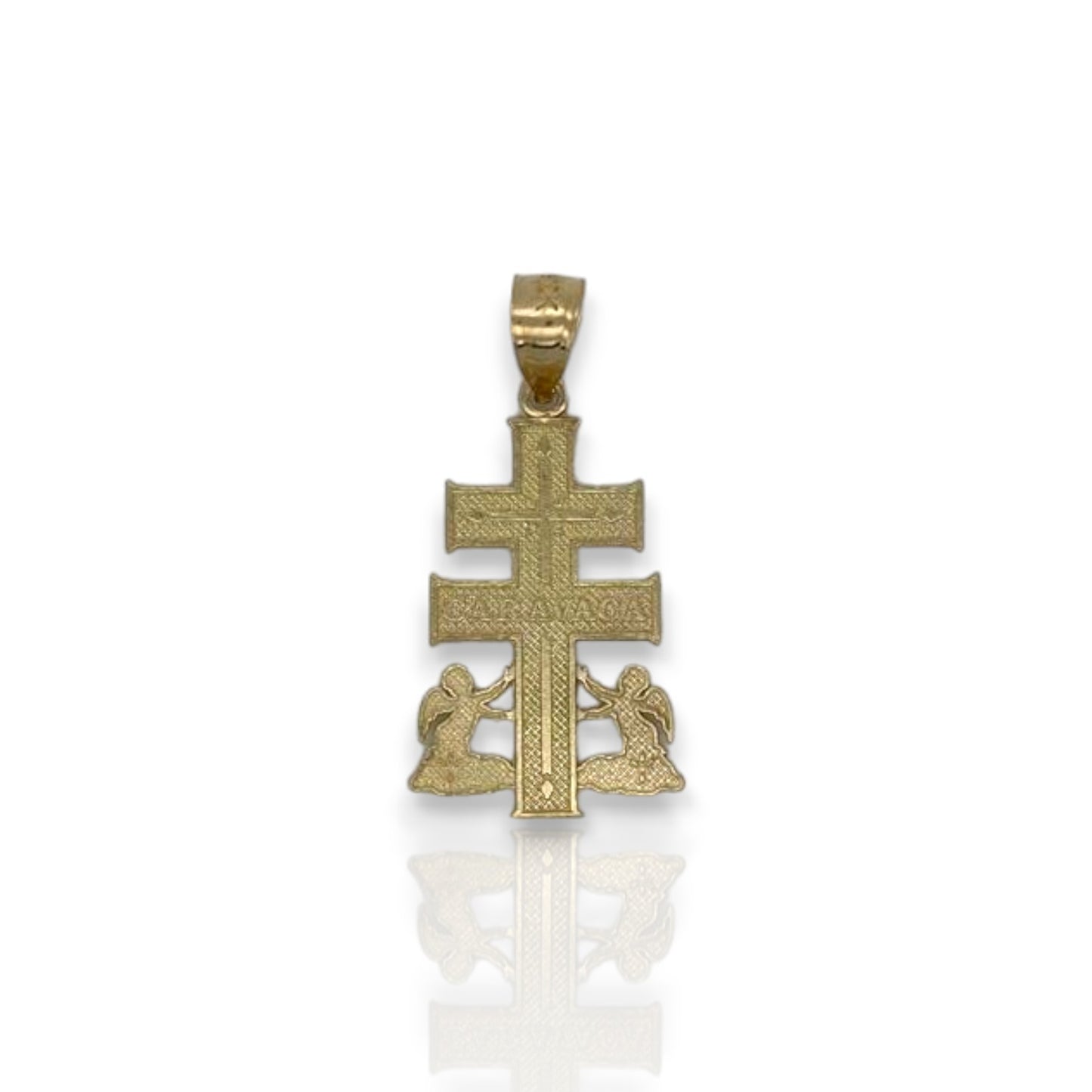 Caravaca Cross Pendant - 10k Yellow Gold