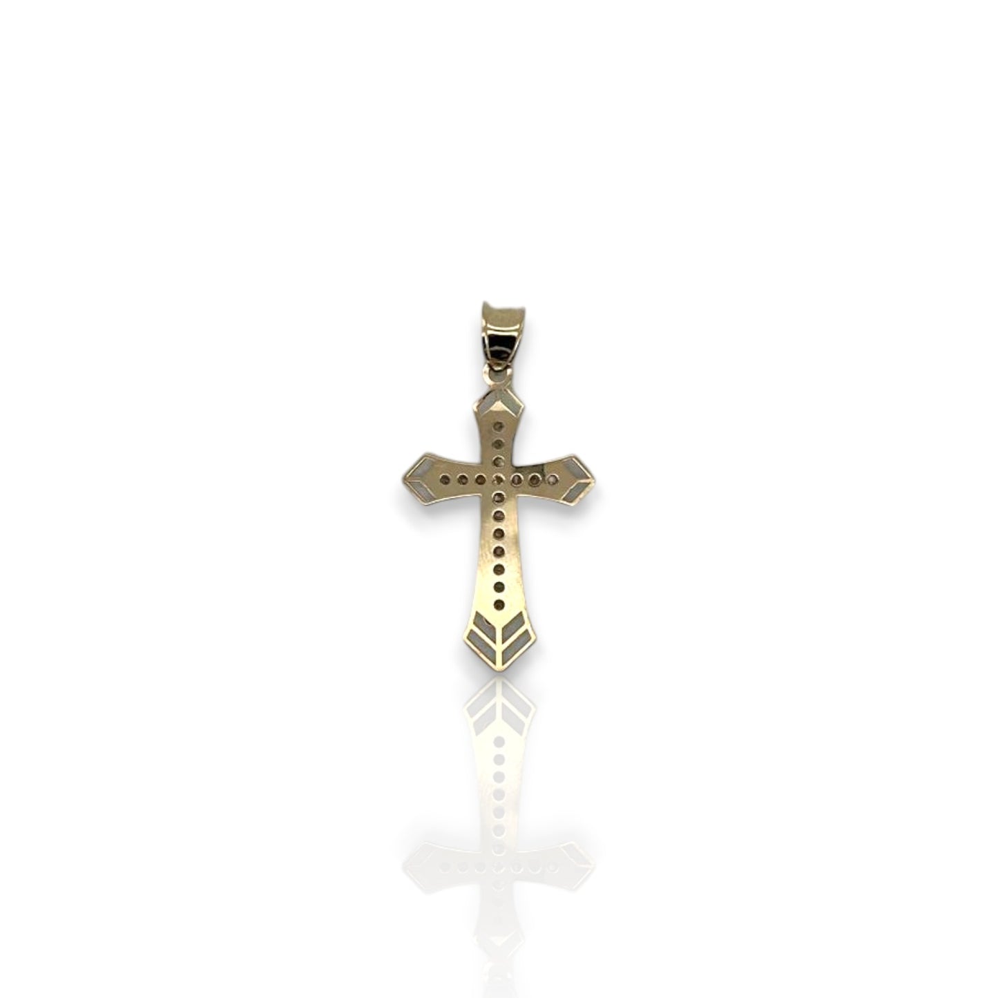 Cross Pendant - 10K Yellow Gold