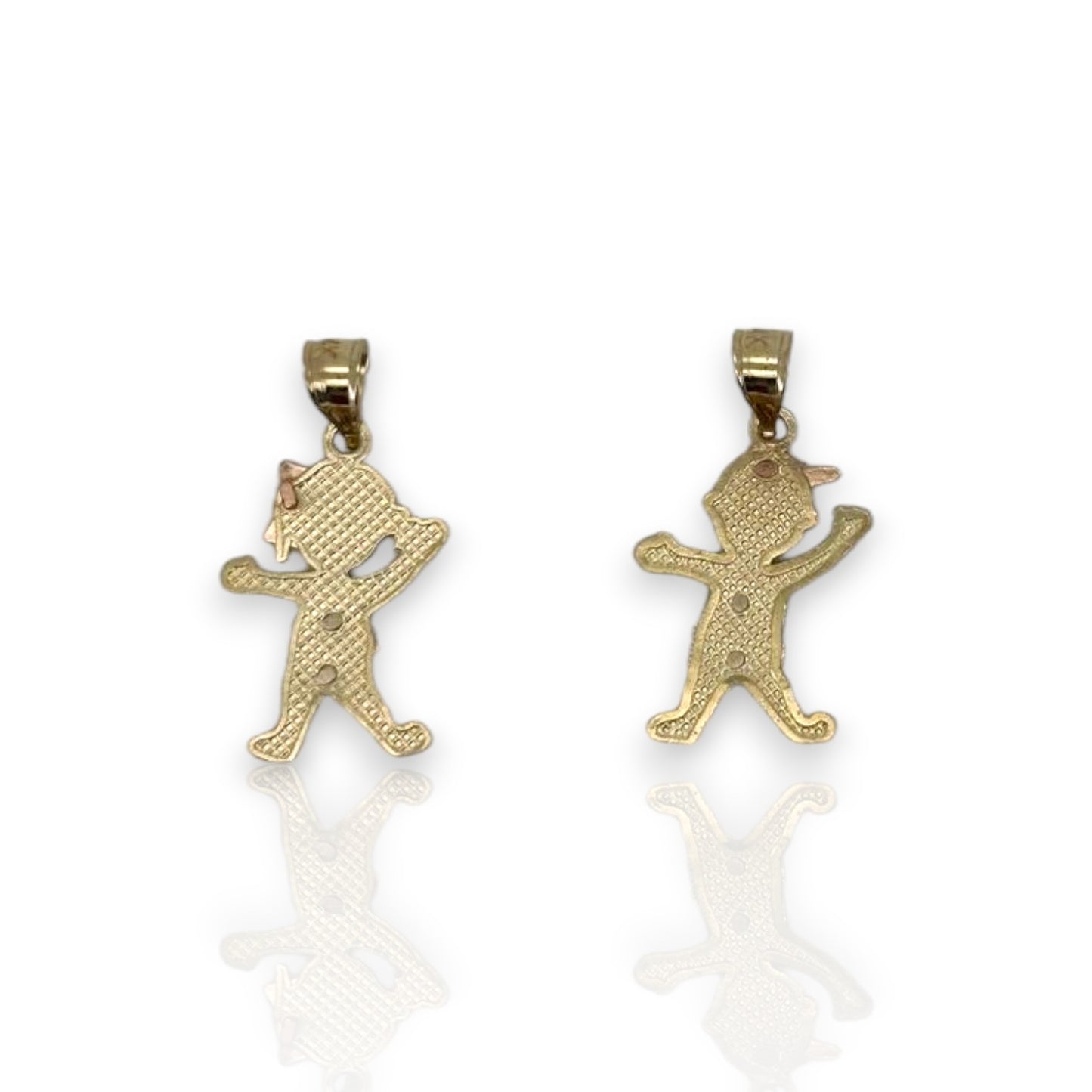 Pendants Boy & Girl - 14K Gold