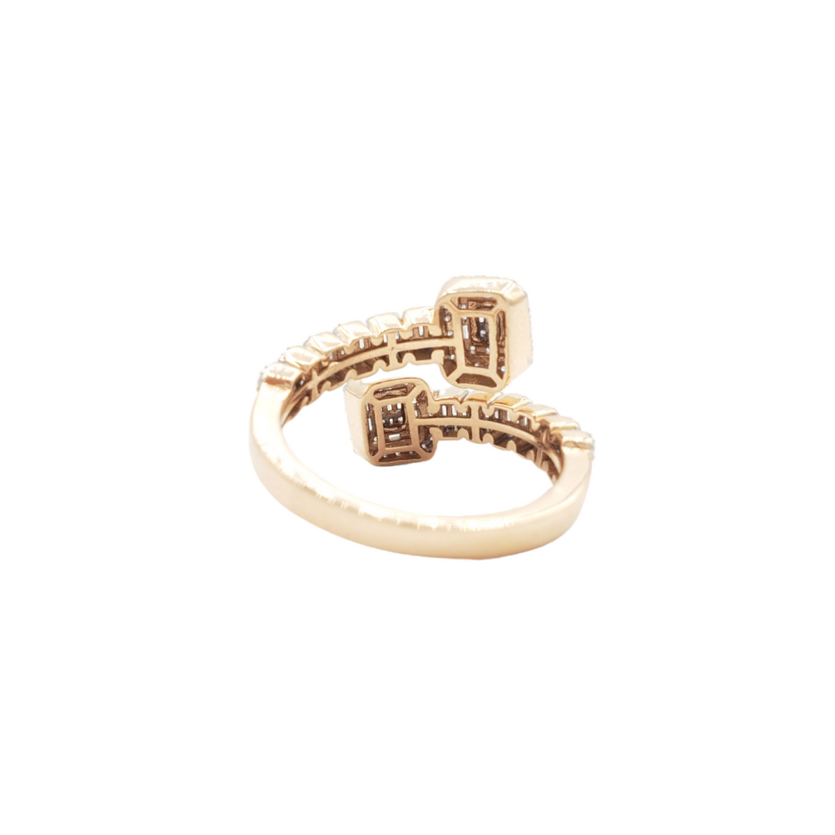 14K Gold Baguette Natural Diamond Band Ring for Men – 1.18 CTW