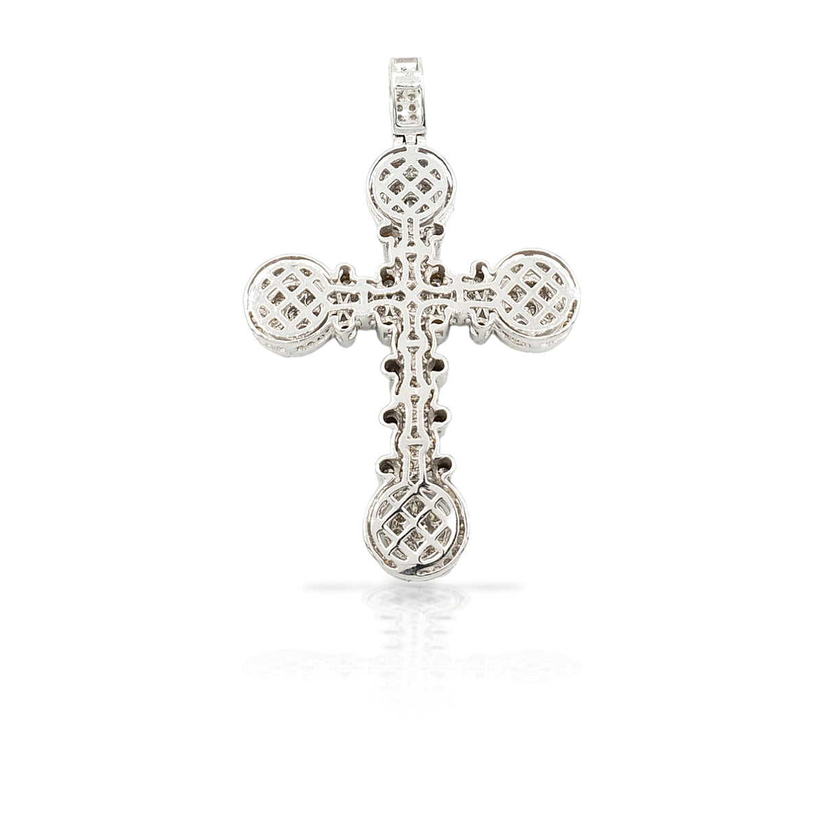 14K Diamond Cross With 2.07 Carats Of Diamonds