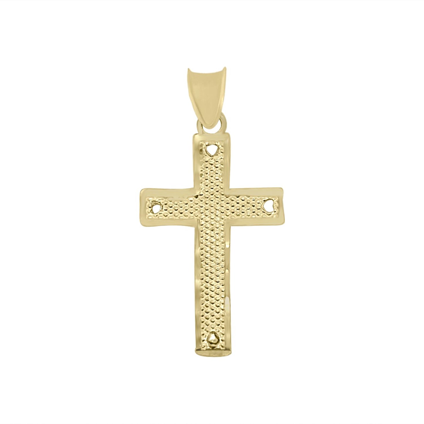 Cross Pendant - 10K Yellow Gold