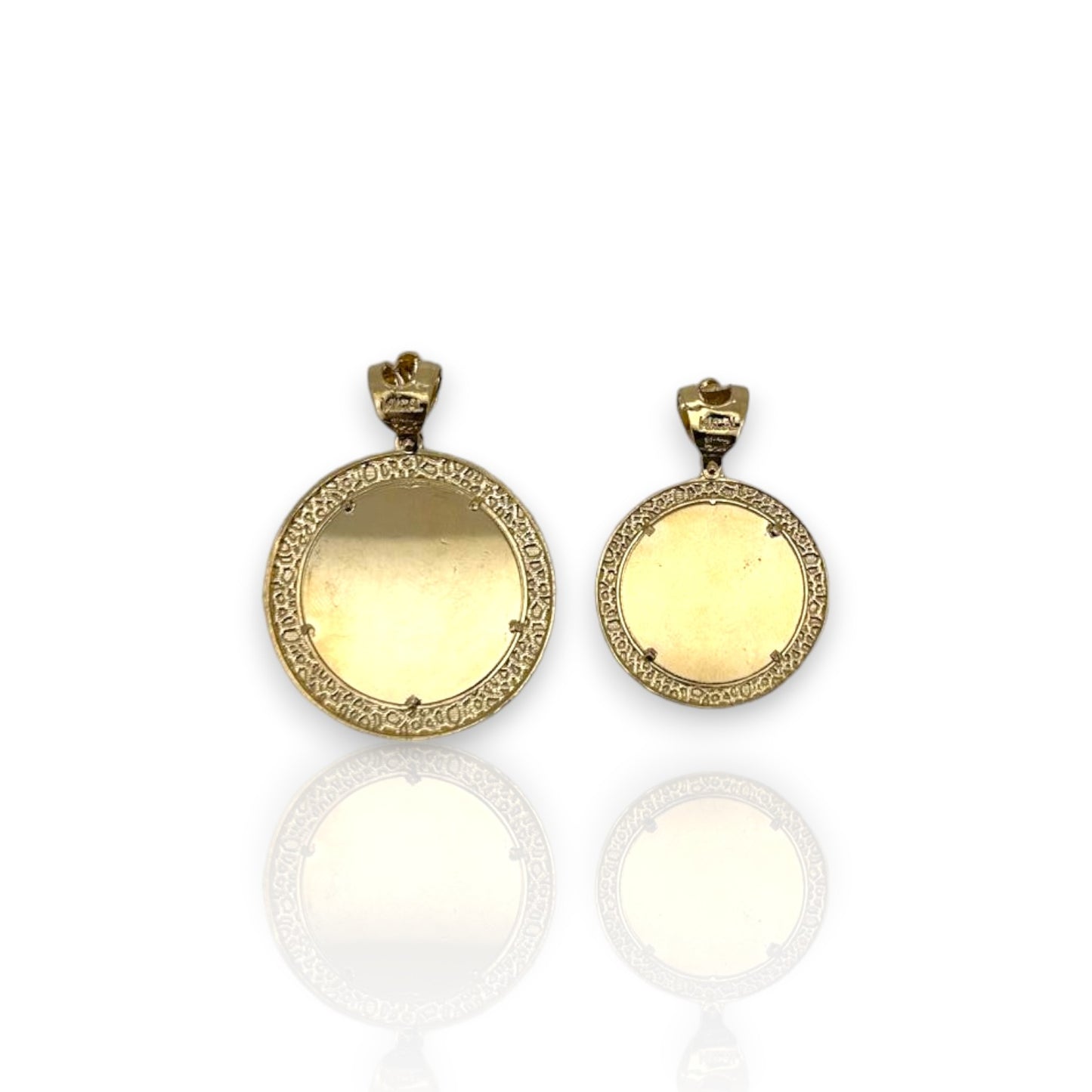 Picture Frame Pendant - 14K Yellow Gold