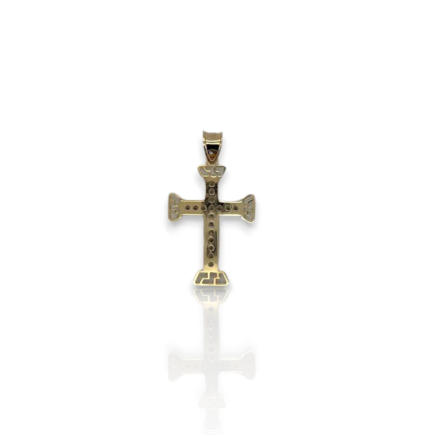Cross Pendant - 10K Yellow Gold