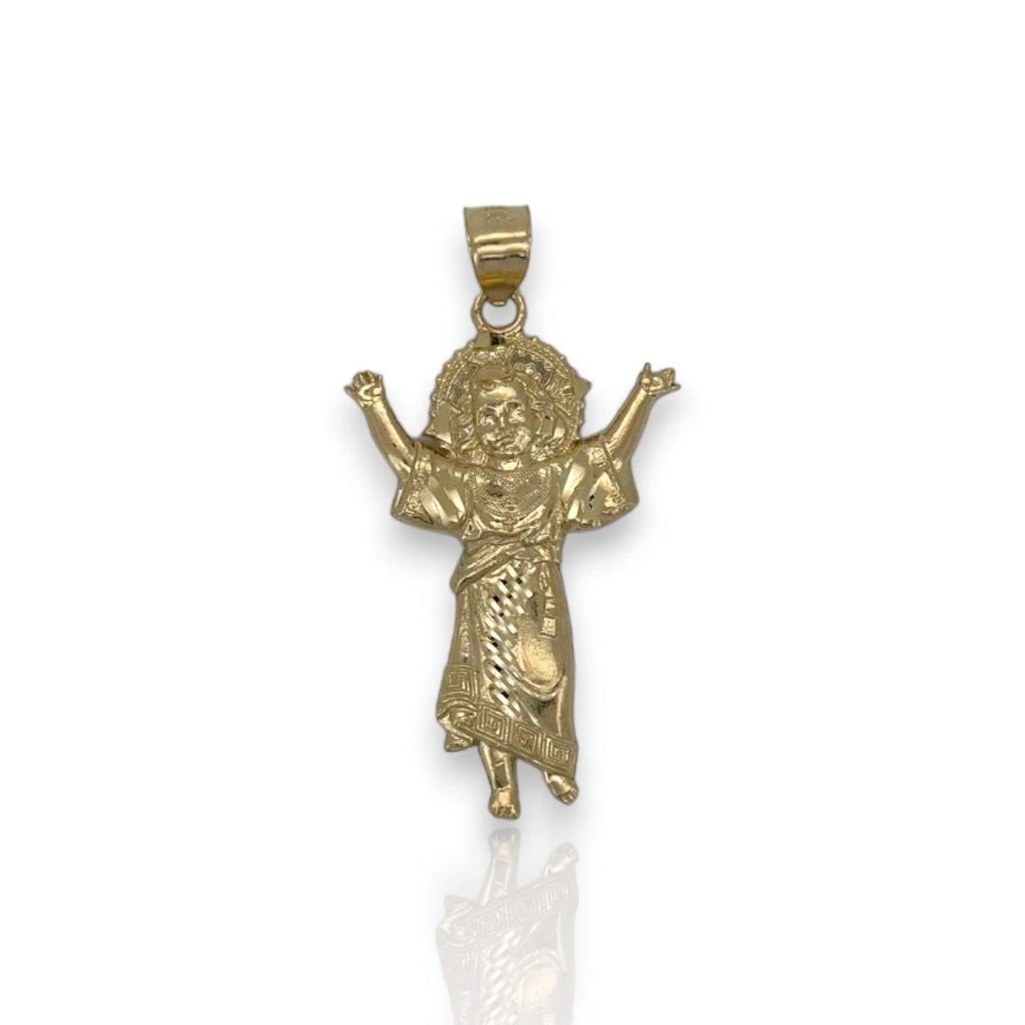 Colgante Divino Niño - Oro amarillo de 14 k