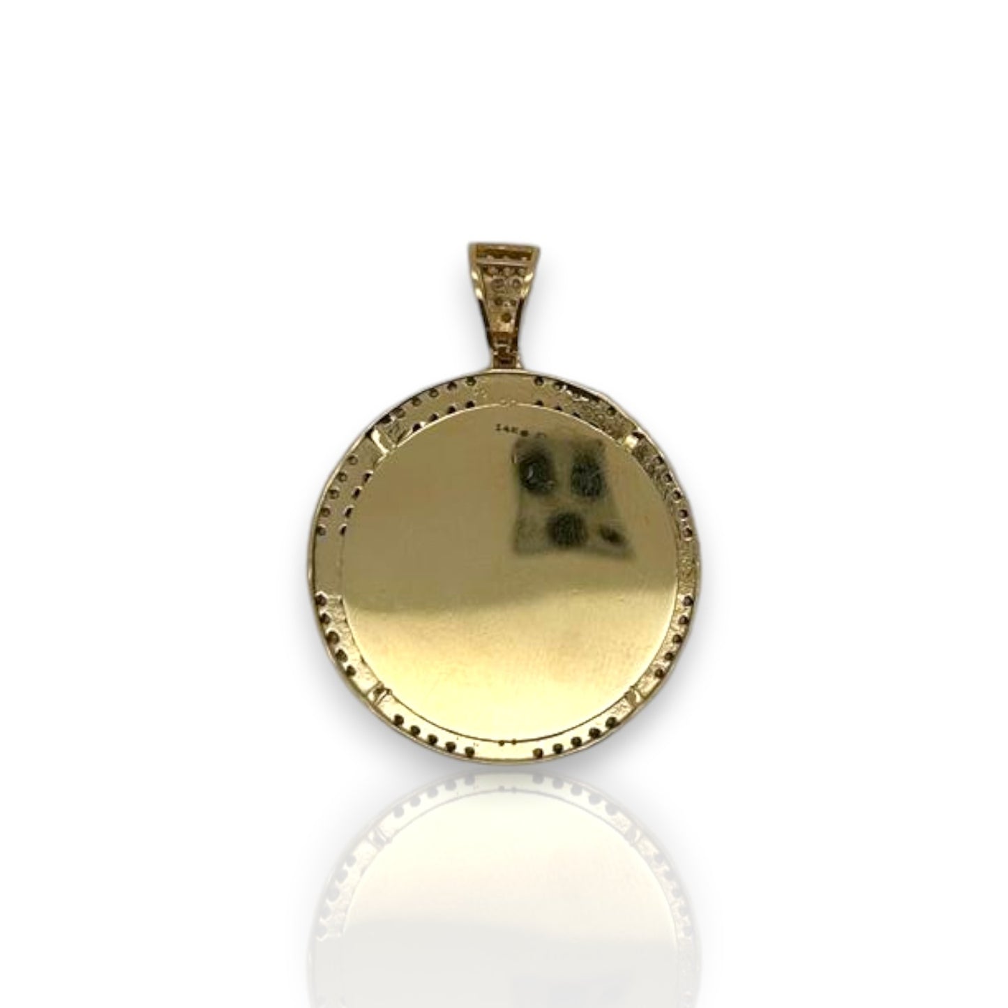 Picture Frame Pendant - 14K Yellow Gold