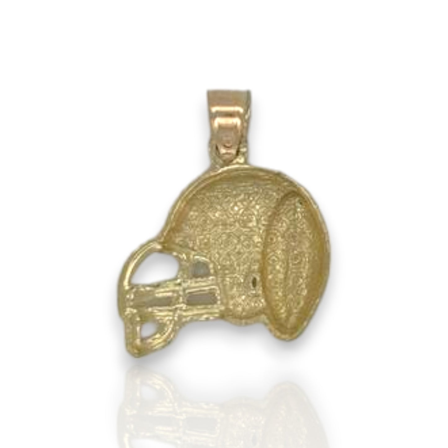 American Football Pendant - 10K Yellow Gold