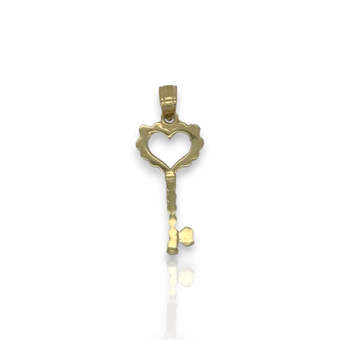 Safe Key Pendant - 10K Yellow Gold