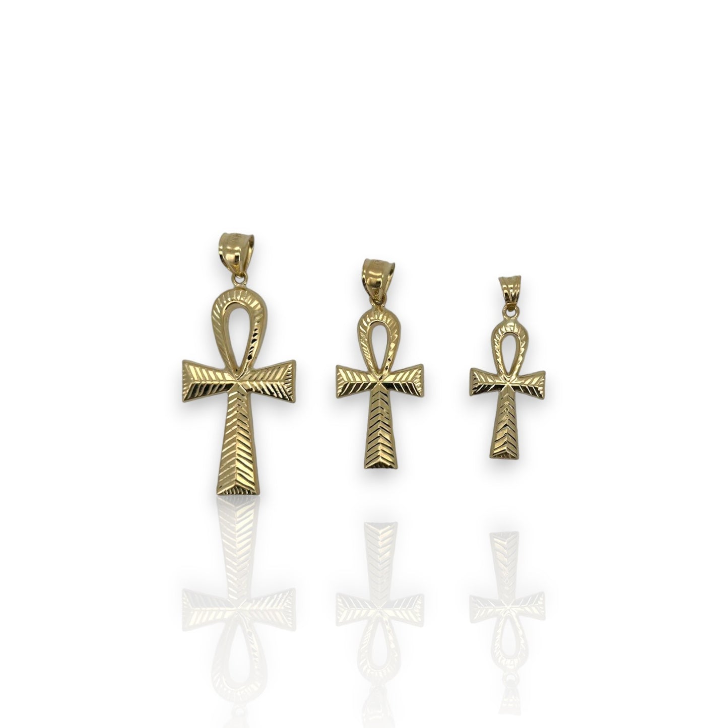 Ankh Cross - 14K Yellow Gold