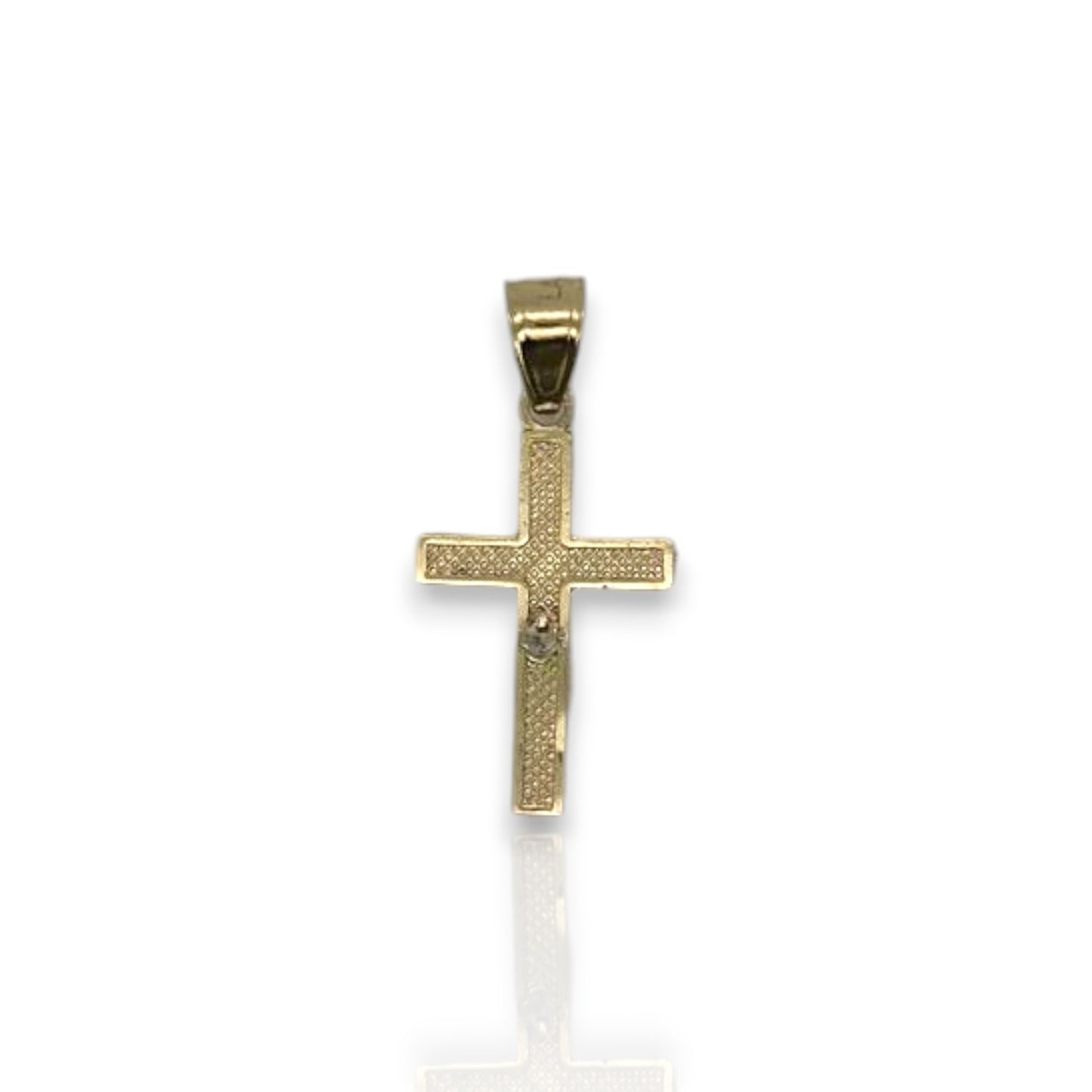 Jesus Cross Pendant - 10k Yellow Gold