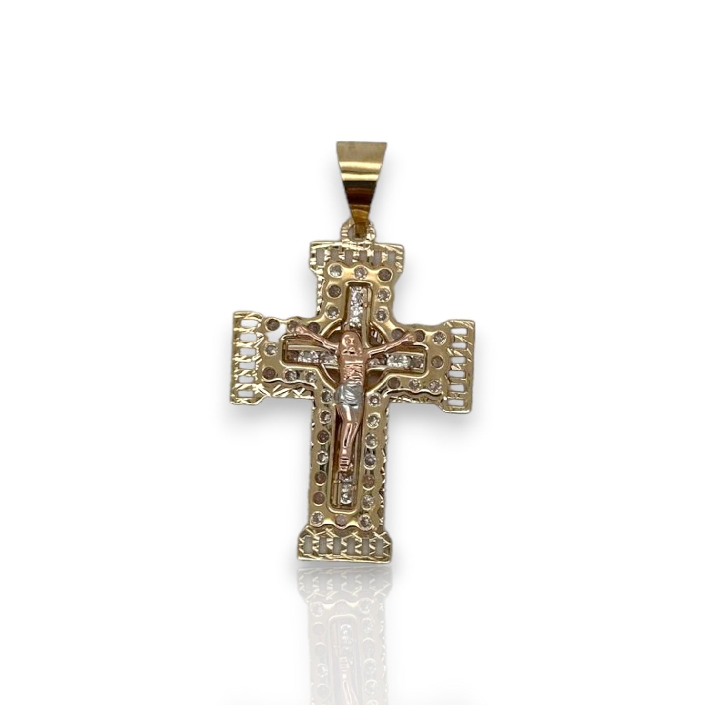 Cross Pendant - 14K Yellow Gold