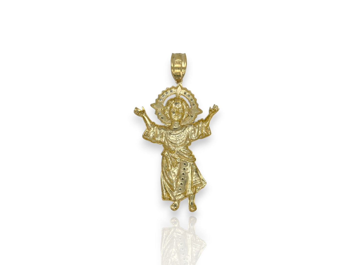 Divine Child Pendant - 10k Yellow Gold