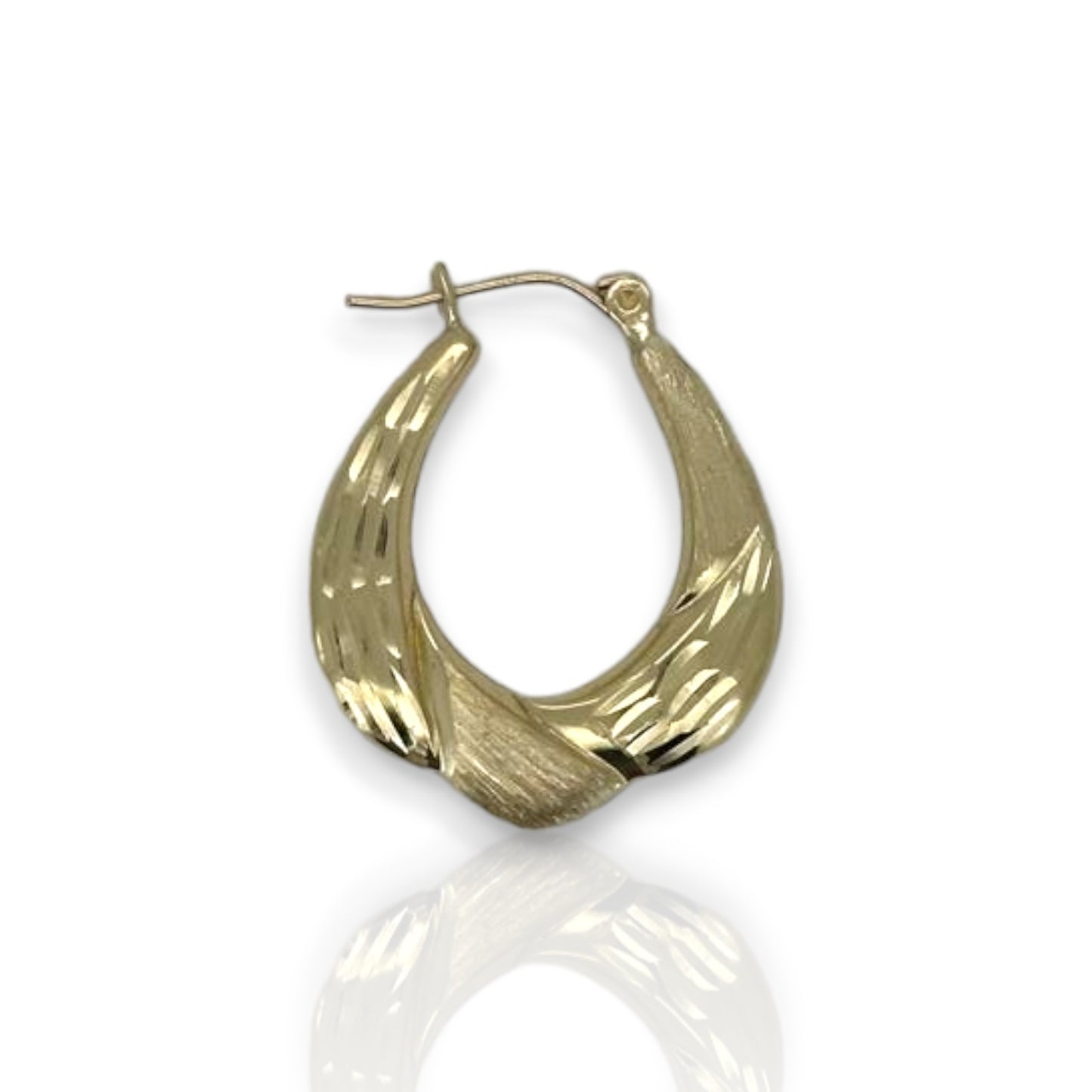 Hoop Earrings - 10K Yellow Gold
