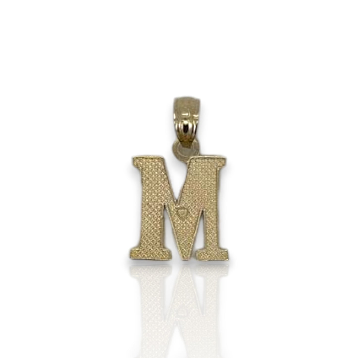 Initial Pendant CZ - 10K Yellow Gold