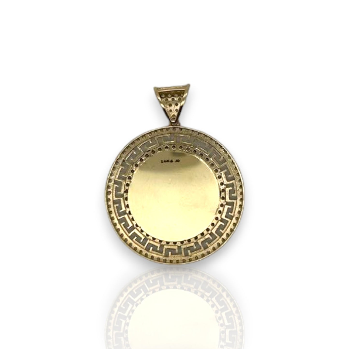 Picture Frame Pendant - 14K Yellow Gold