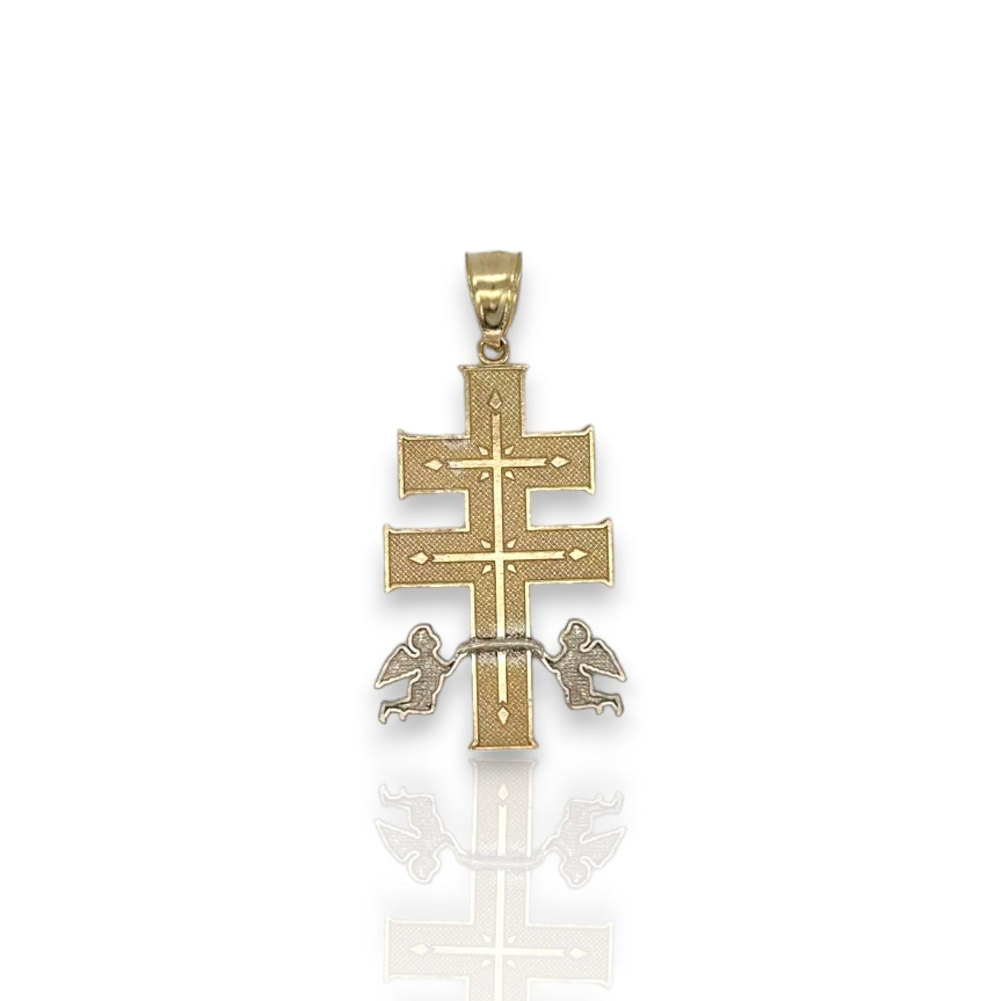 Caravaca Cross Pendant - 10k Yellow Gold