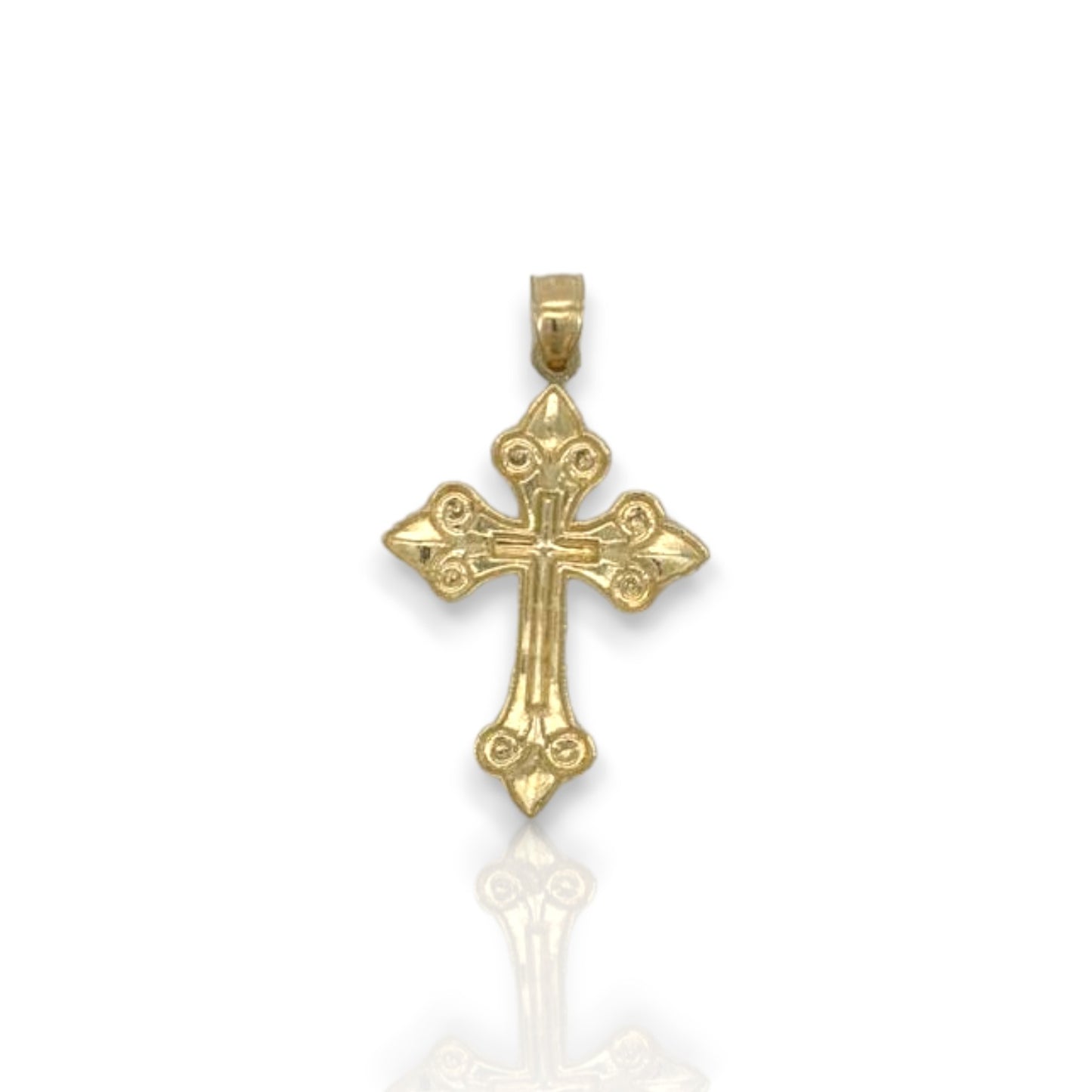 Cross Pendant - 14k Yellow Gold