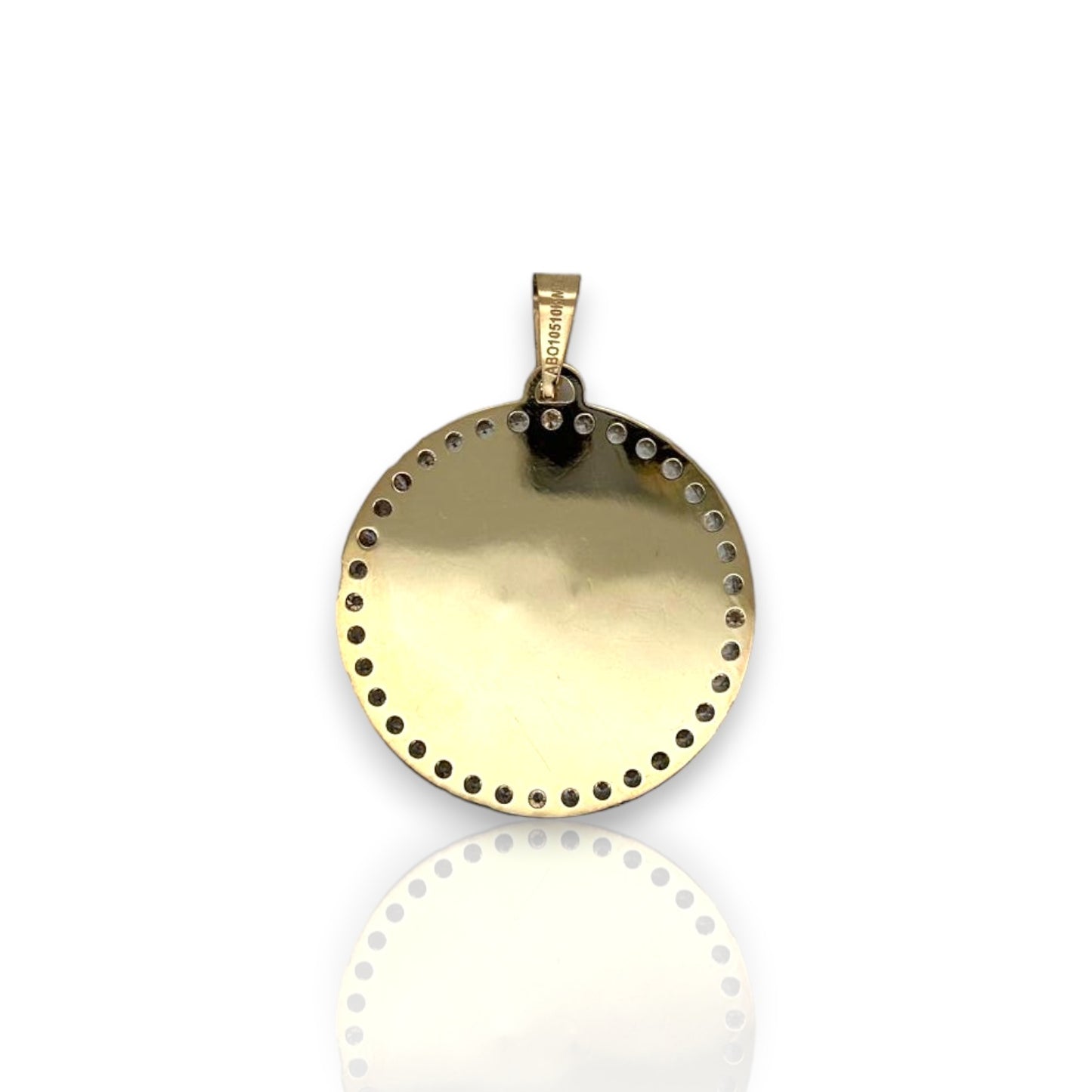 Medallion St Barbara - 10K Yellow Gold