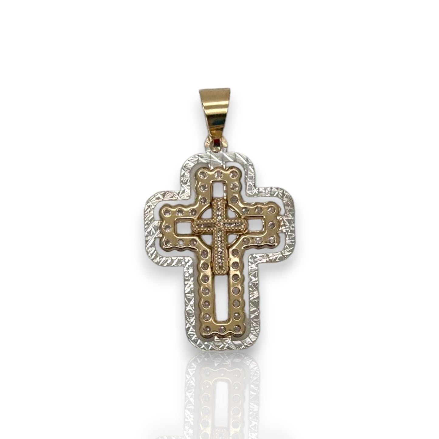 Cross Pendant - 14K Yellow Gold