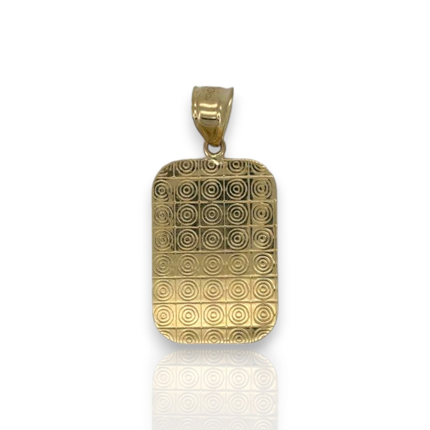 Colgante de dos tonos de la diosa hawaiana del mar - Oro amarillo de 14 k