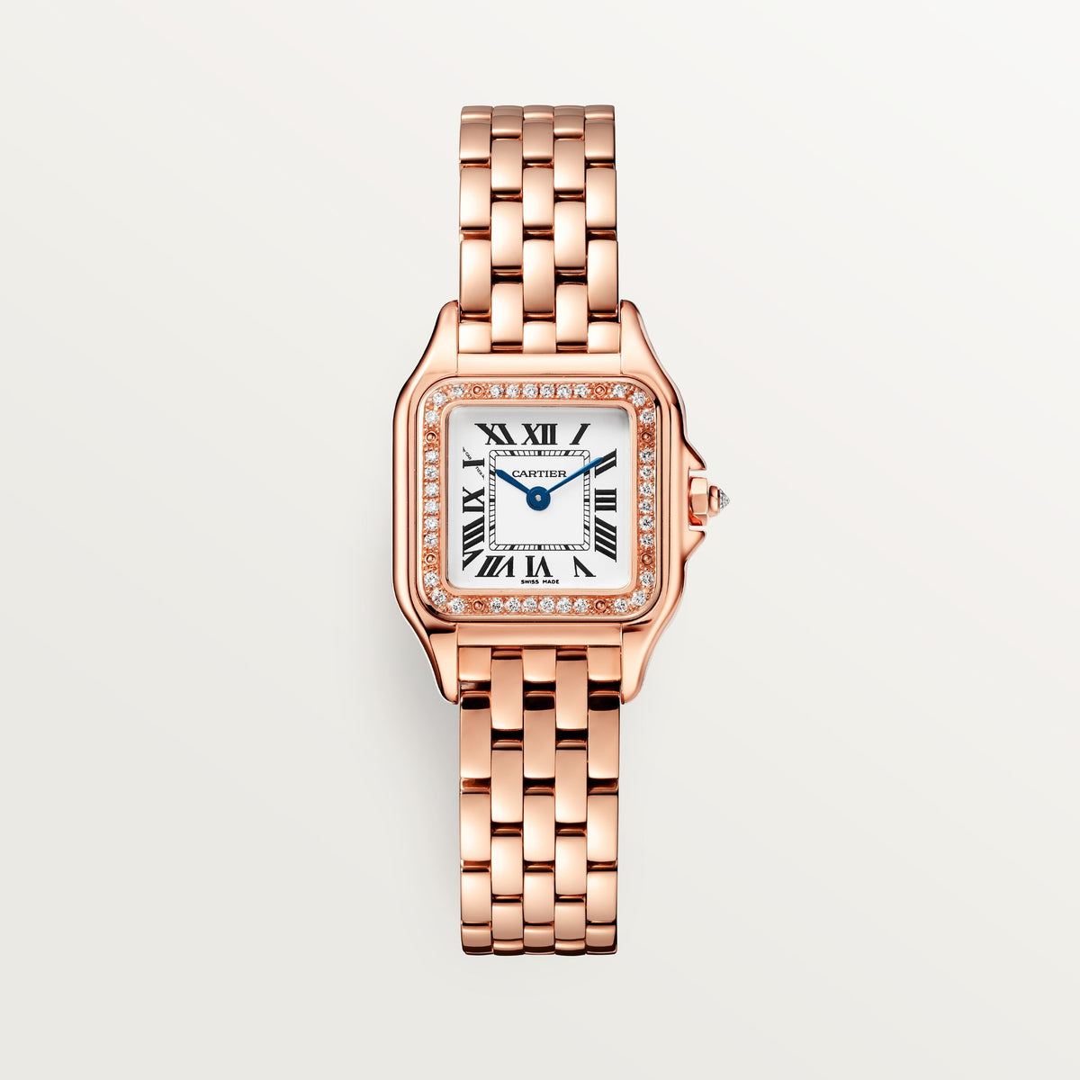 Cartier Panthère de Cartier WJPN0087 - Small model Rose gold, Silvered Dial, Rose gold bracelet