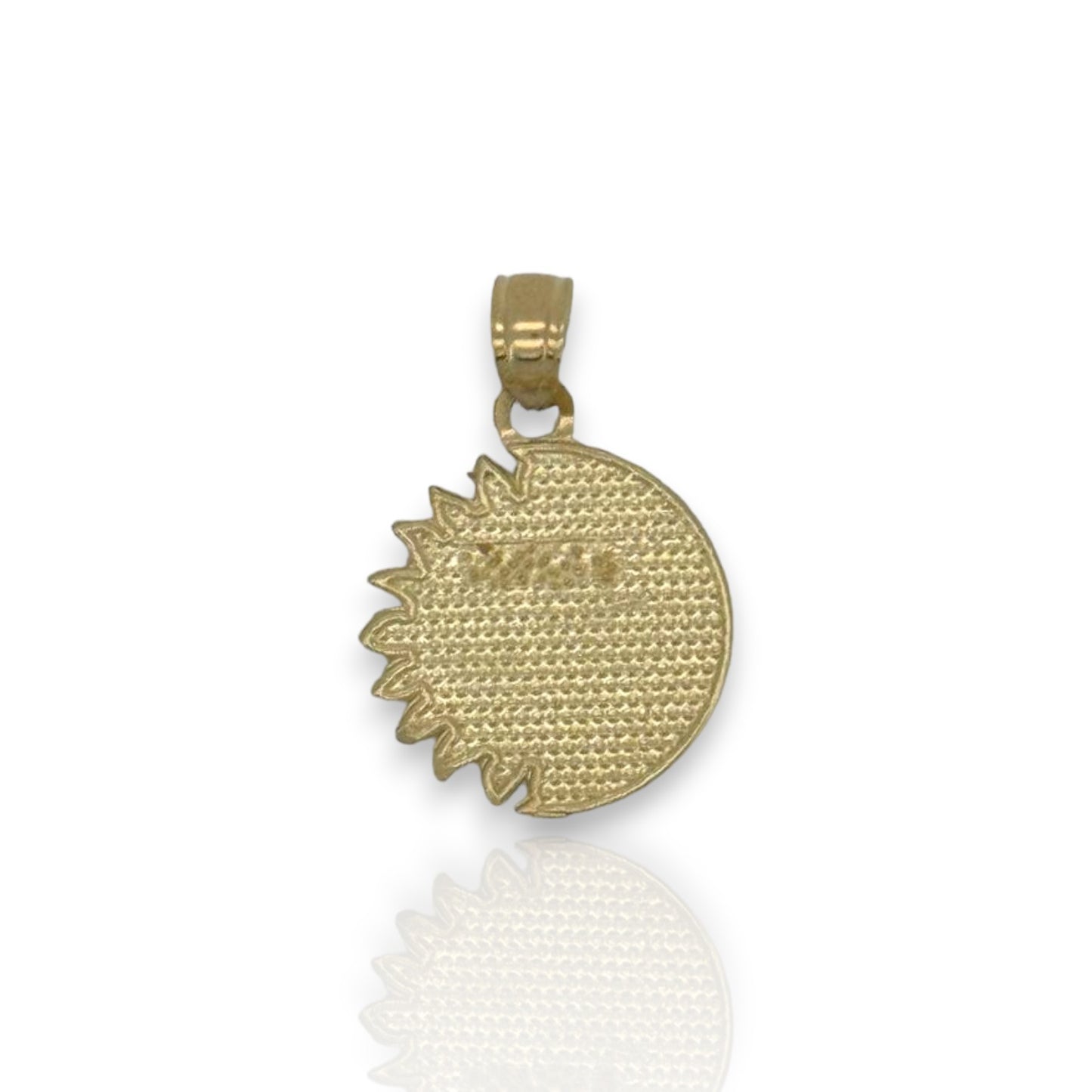 Moon and Sun Pendant - 10K Yellow Gold