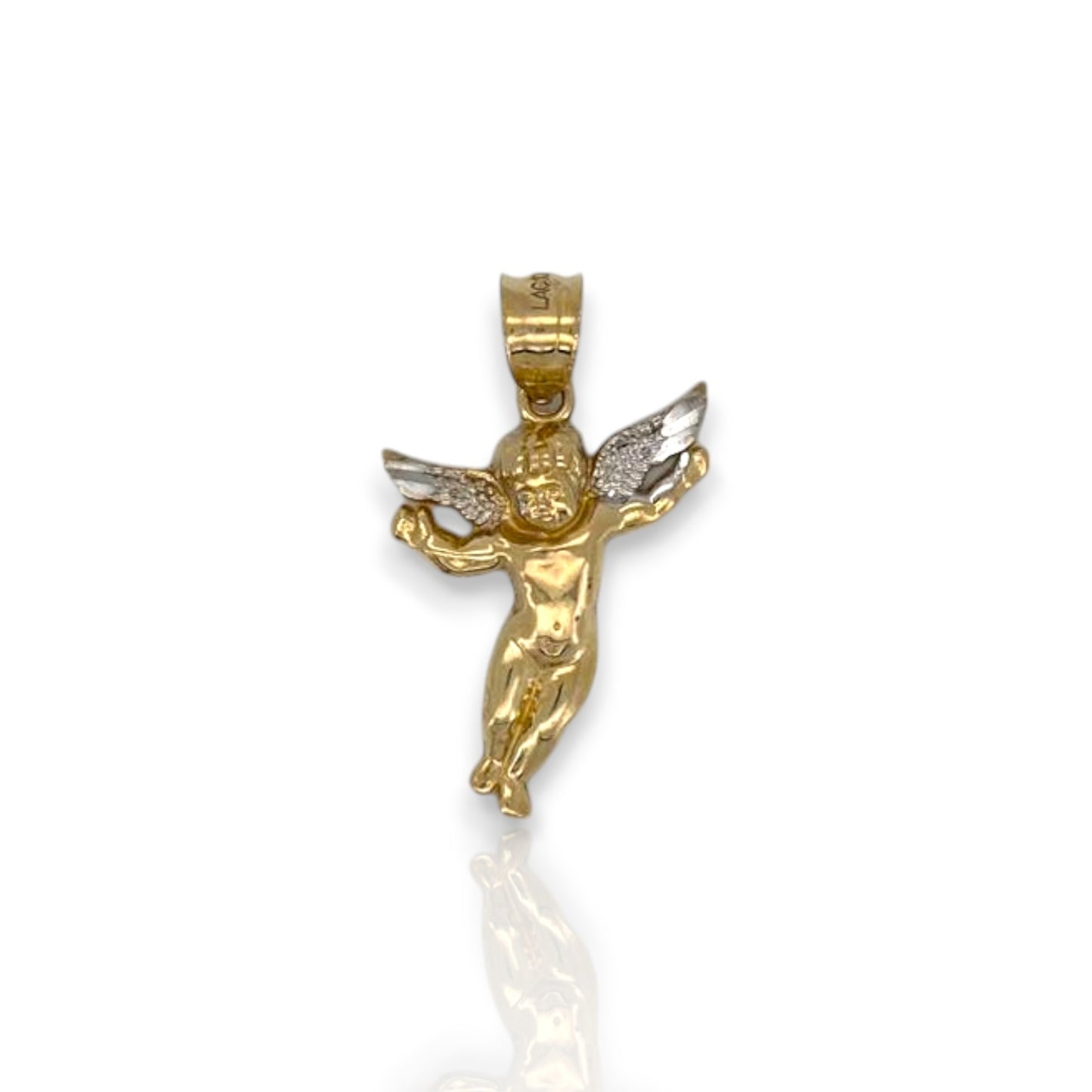 Little Angel Pendant - 10k Yellow Gold