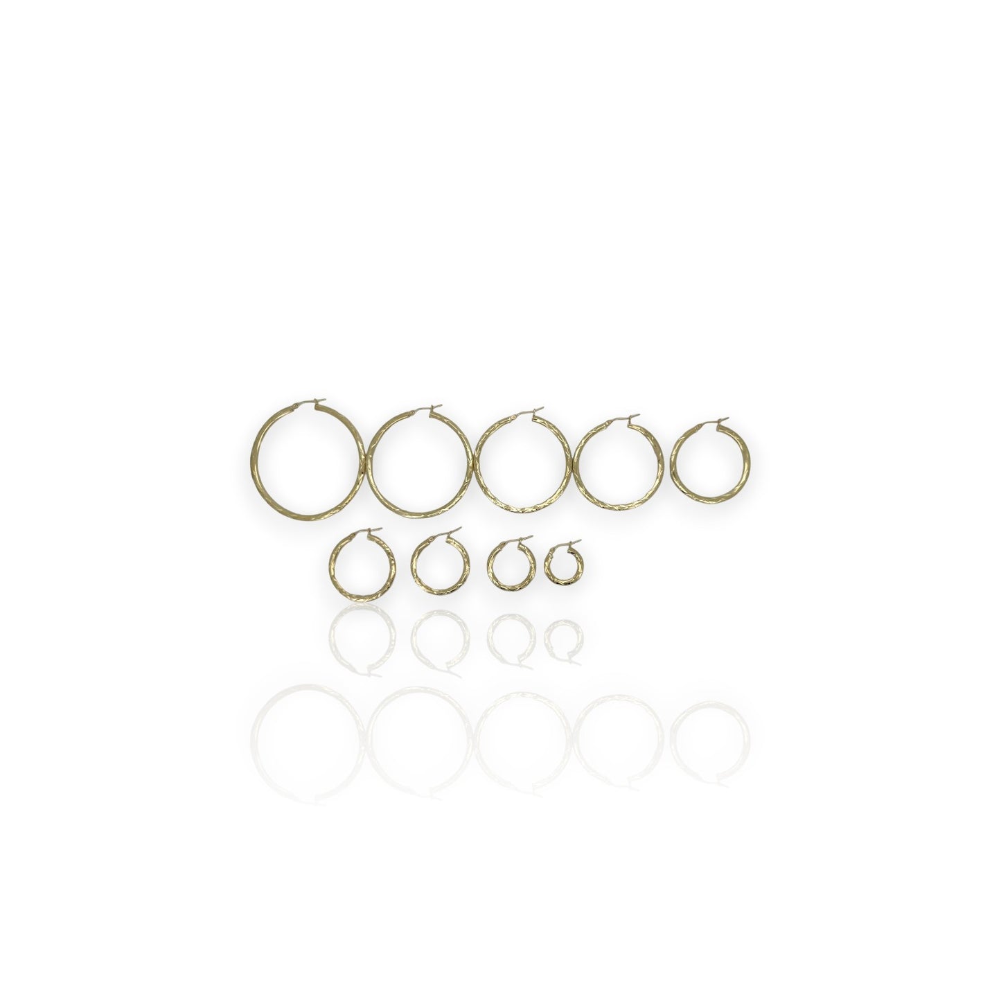 Hoop Earrings - 10K Yellow Gold