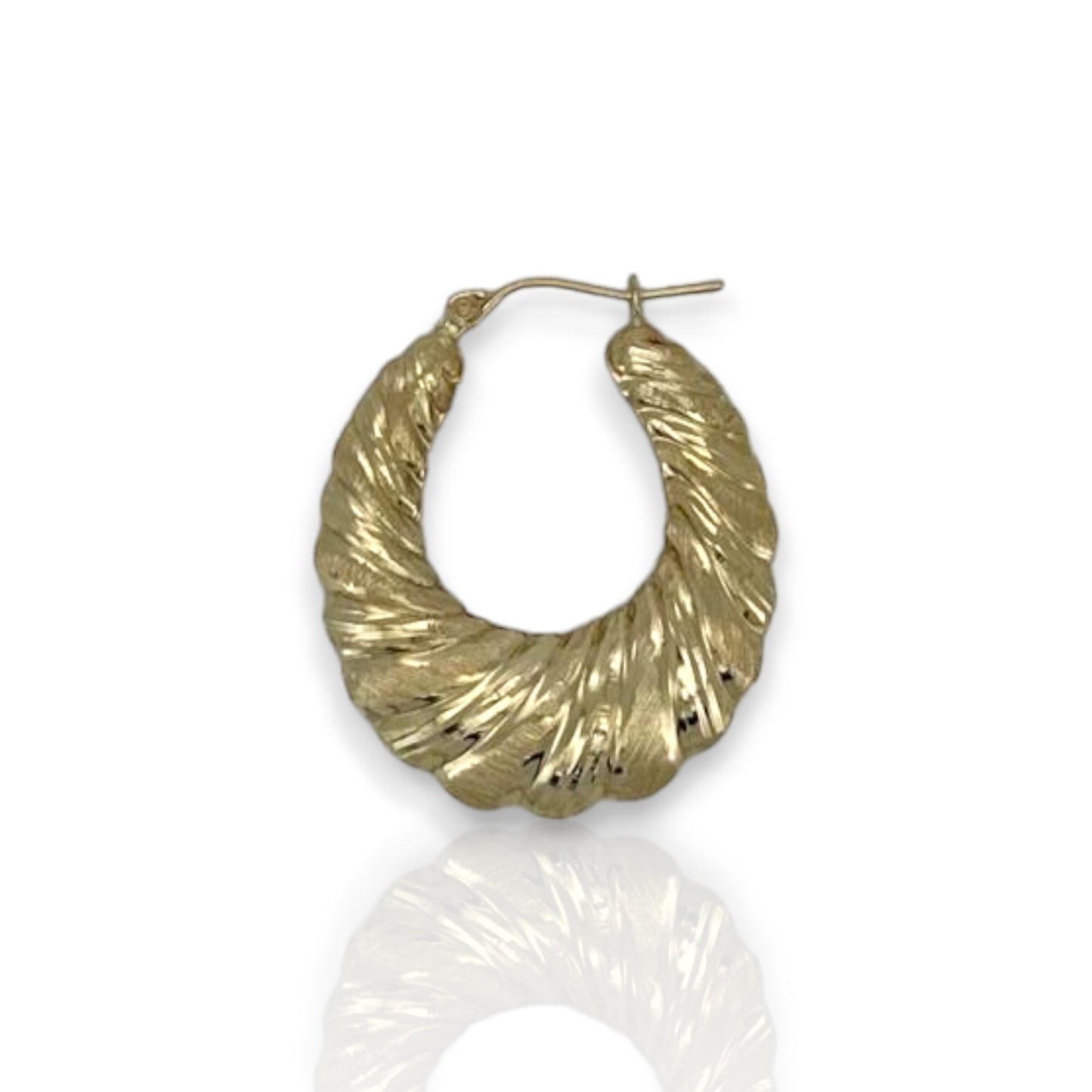 Hoop Earrings - 10K Yellow Gold