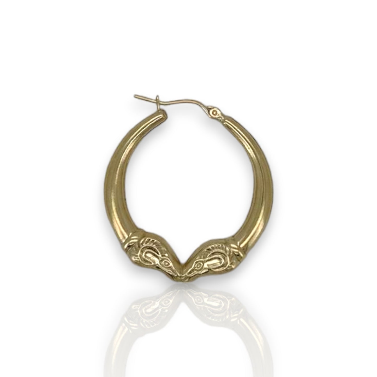 Hoop Earrings - 10K Yellow Gold