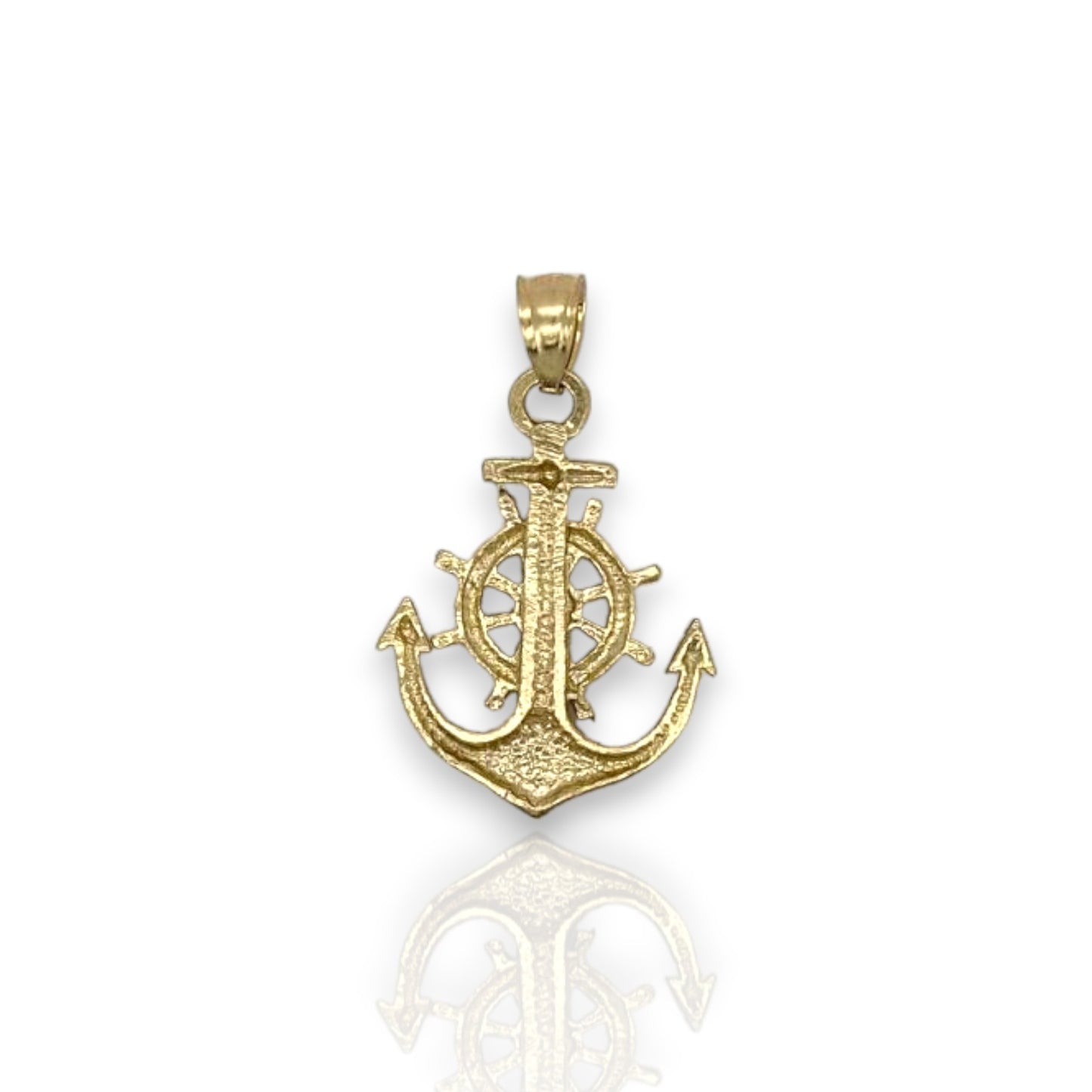 Anchor Pendant - 10K Yellow Gold