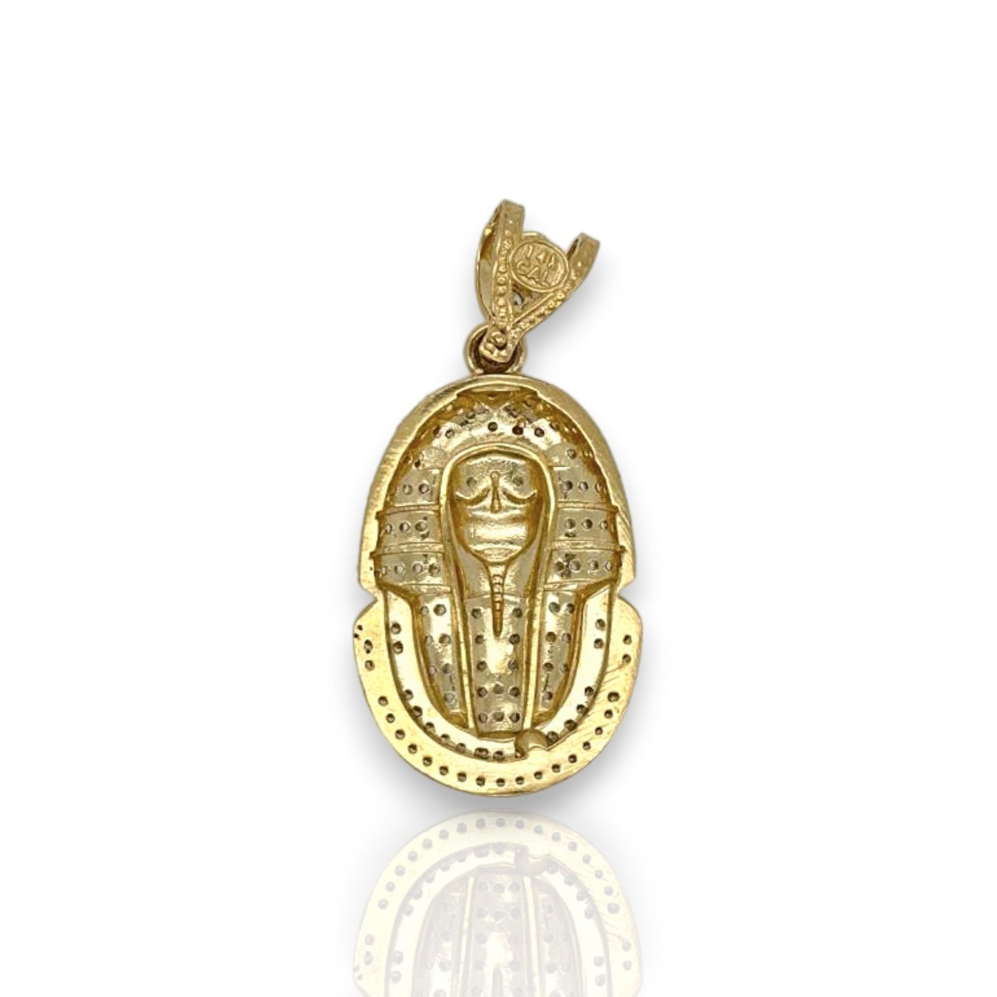 Egyptian "Pharaoh" Pendant - 14K Yellow Gold