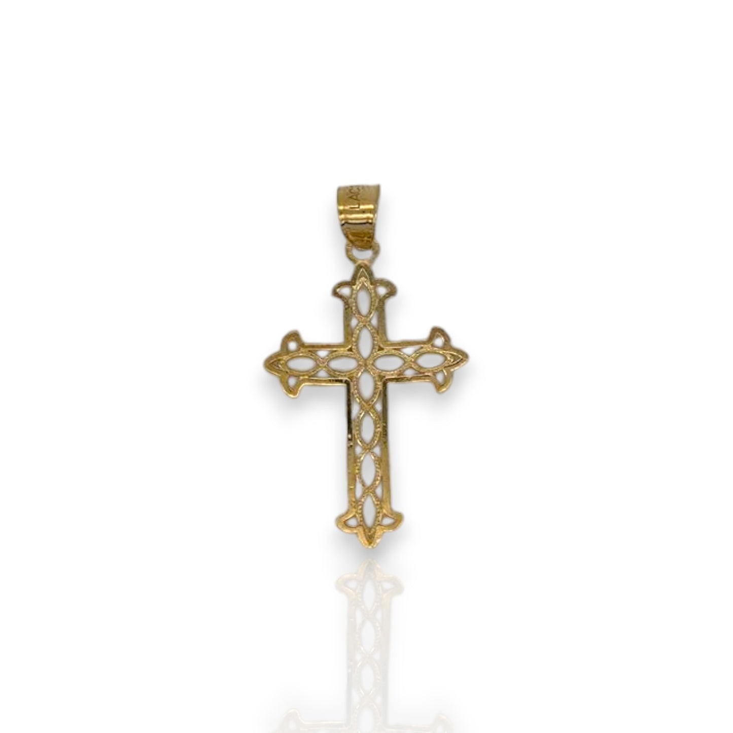 Cross Pendant - 10k Yellow Gold