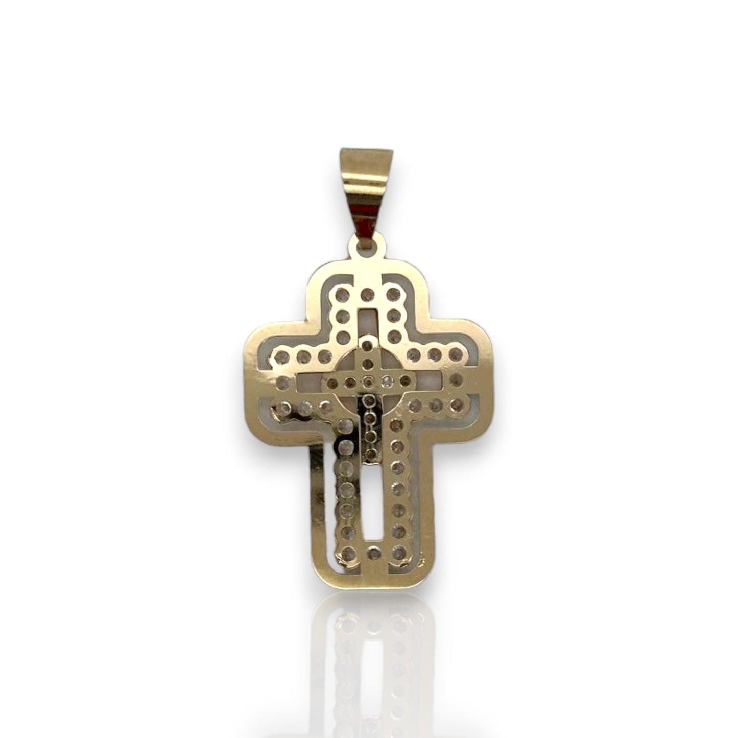 Cross Pendant - 14K Yellow Gold
