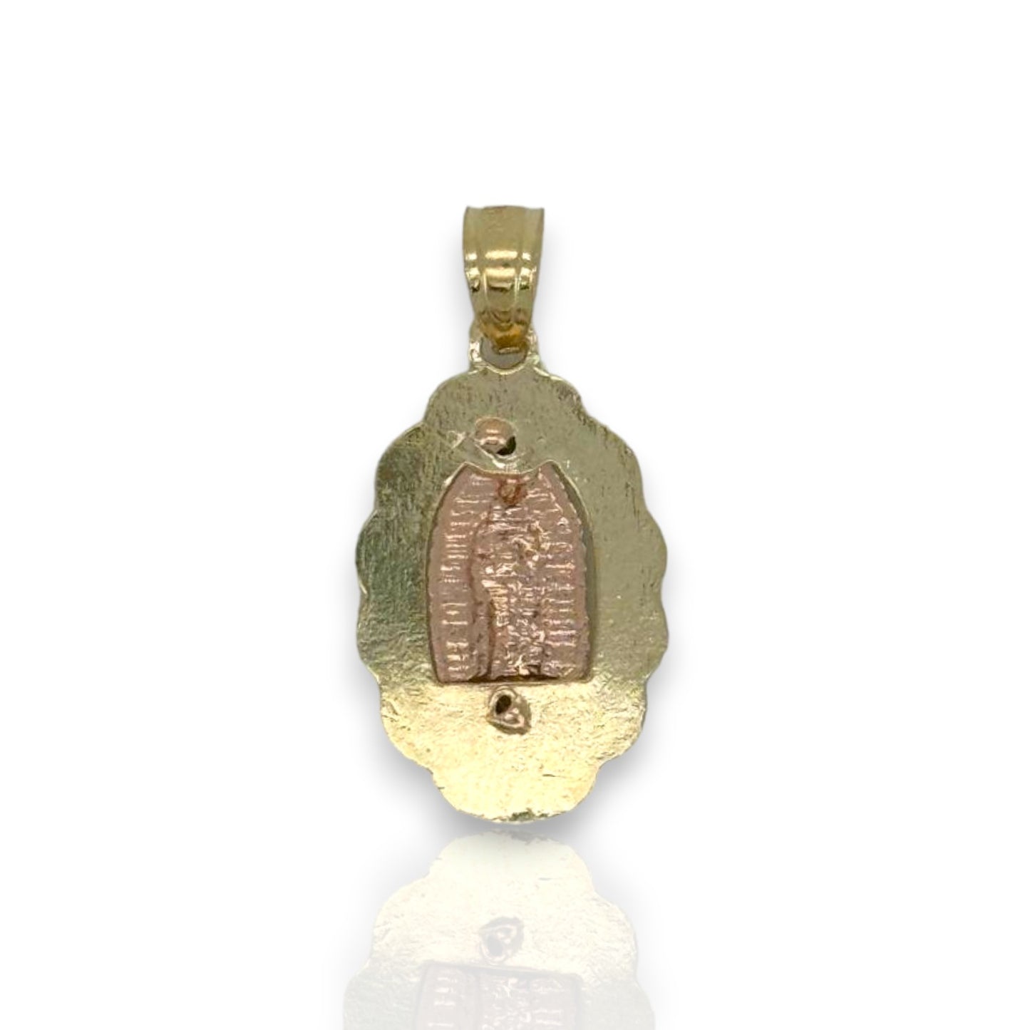Virgin Guadalupe Pendant - 10K Yellow Gold