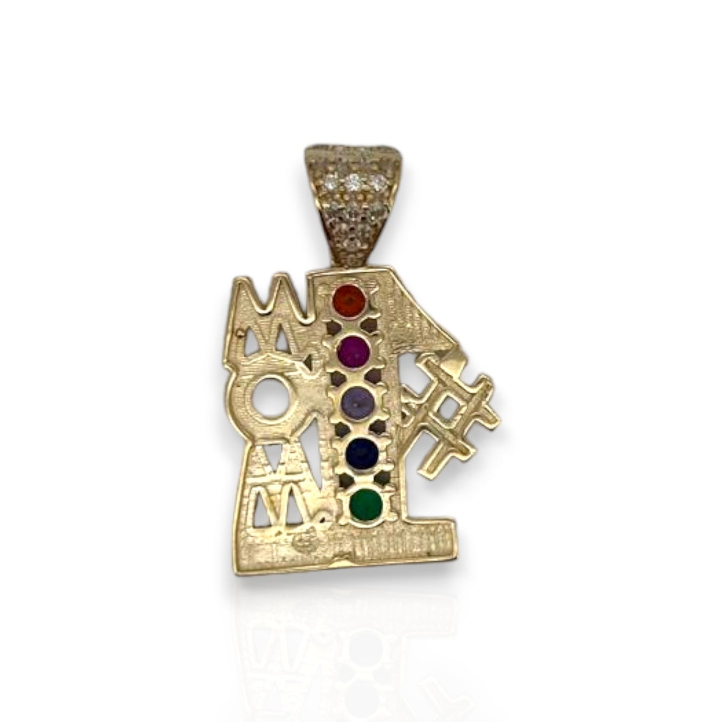 Number One Mom - 10K Yellow Gold