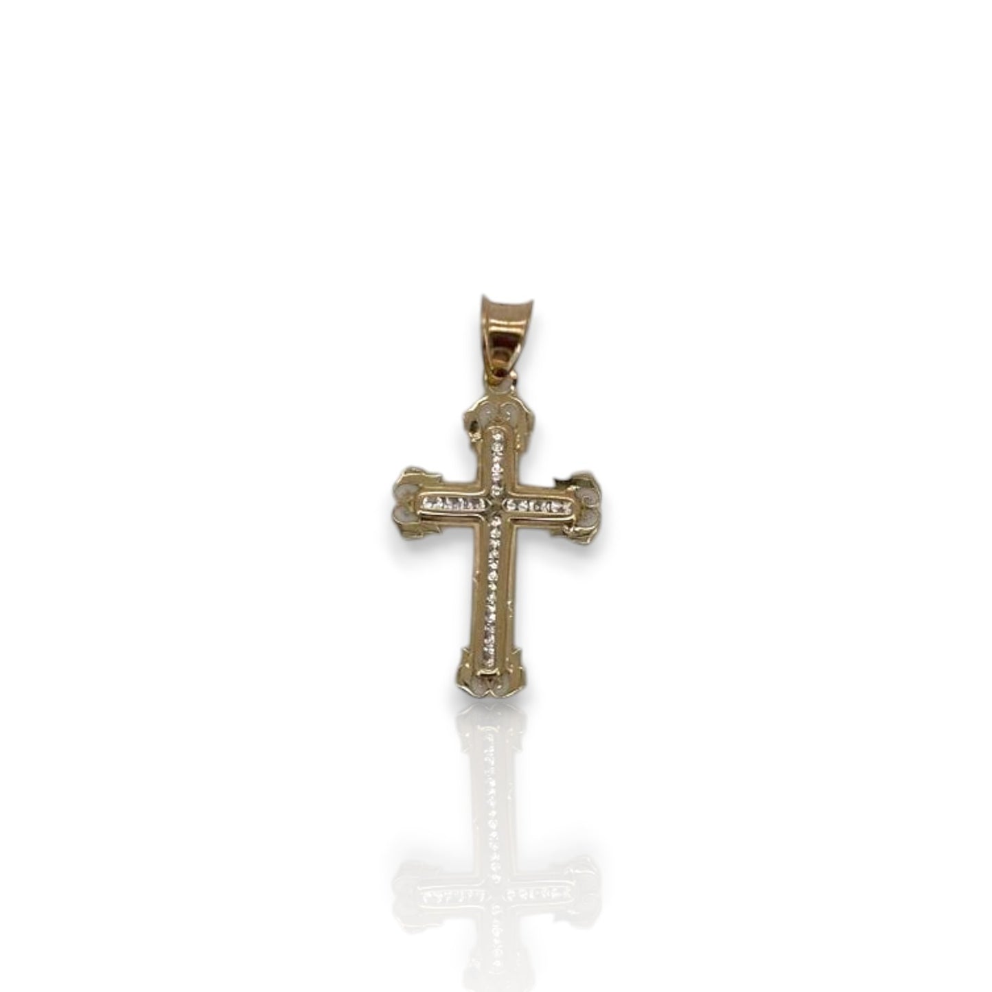 Cross Pendant - 14K Yellow Gold