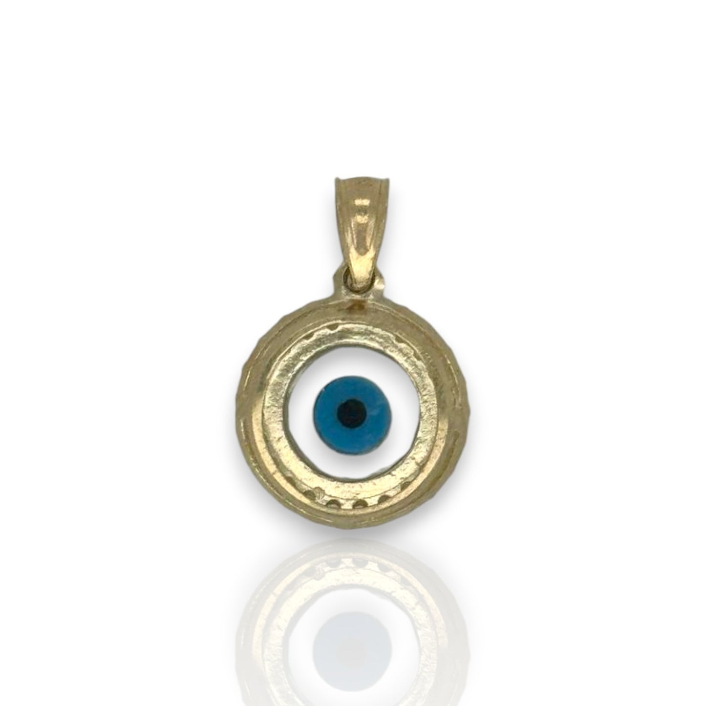 Evil Eye Pendant - 10K Yellow Gold