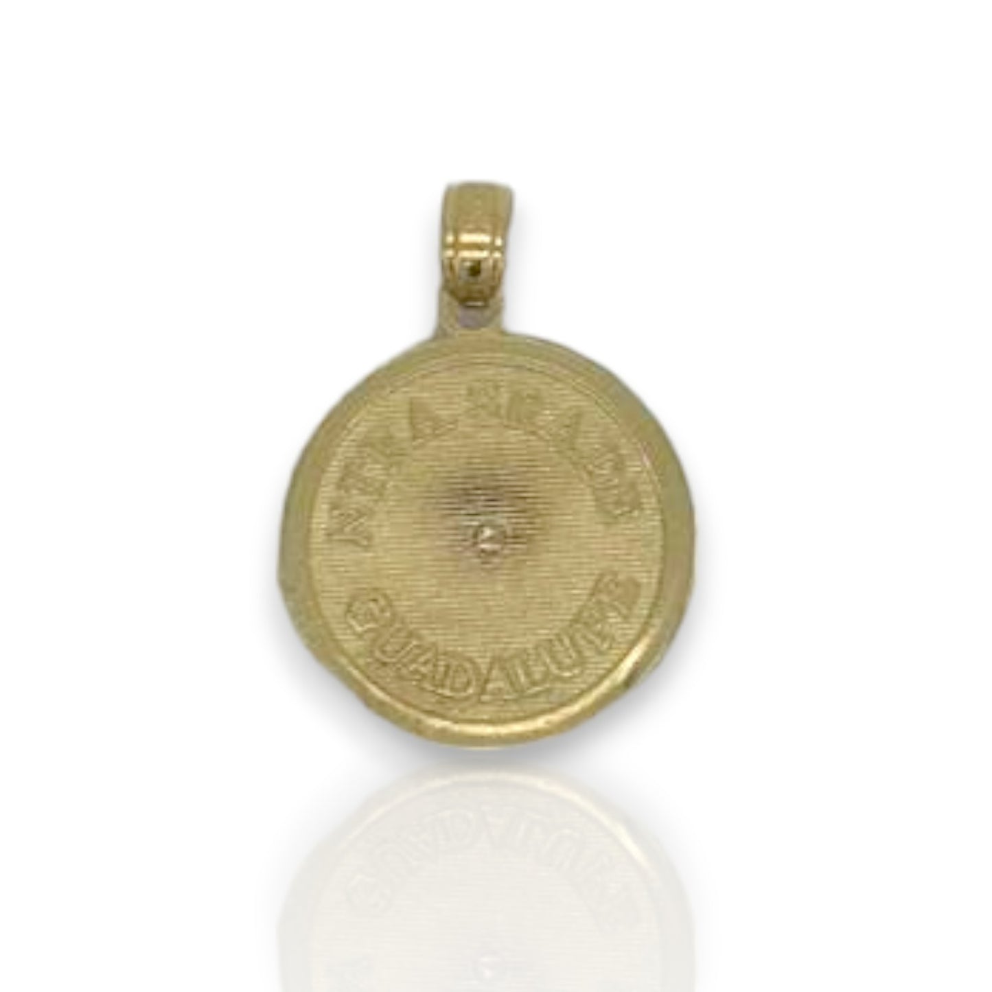 Virgin Guadalupe Pendant - 10K Yellow Gold