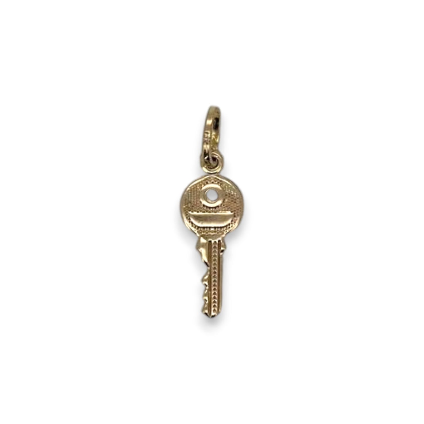 Key Pendant - 14K Yellow Gold