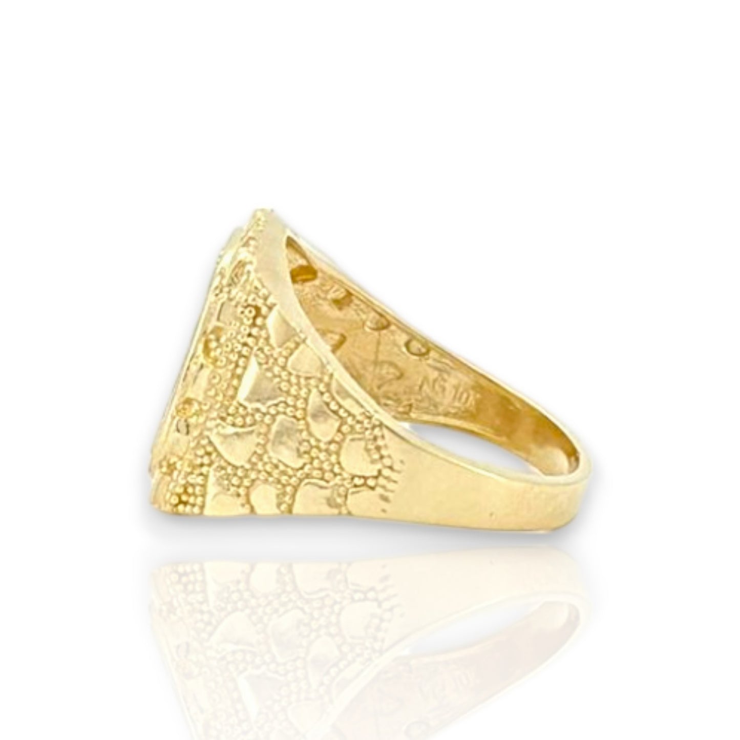 Masonic Symbol "Freemason" Ring - 10k Yellow Gold