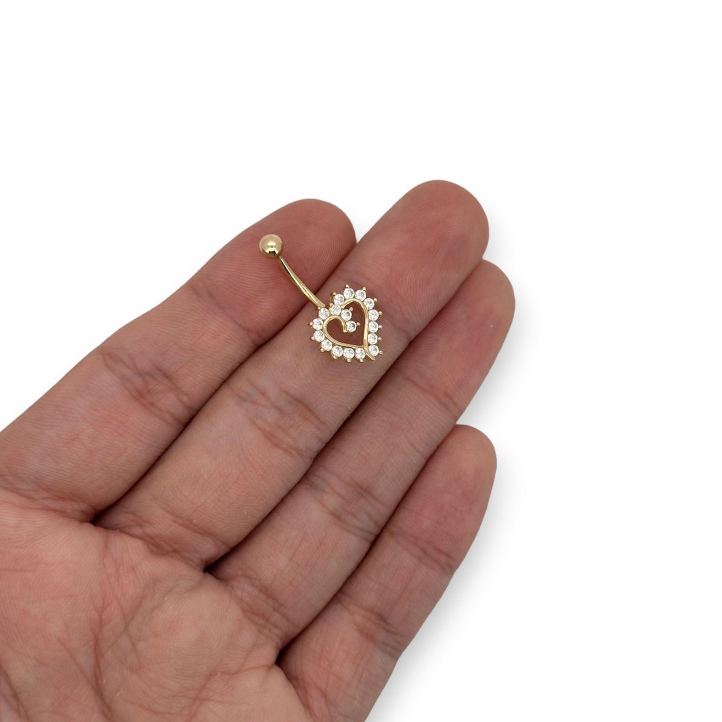 Belly Piercing - 14K Yellow Gold