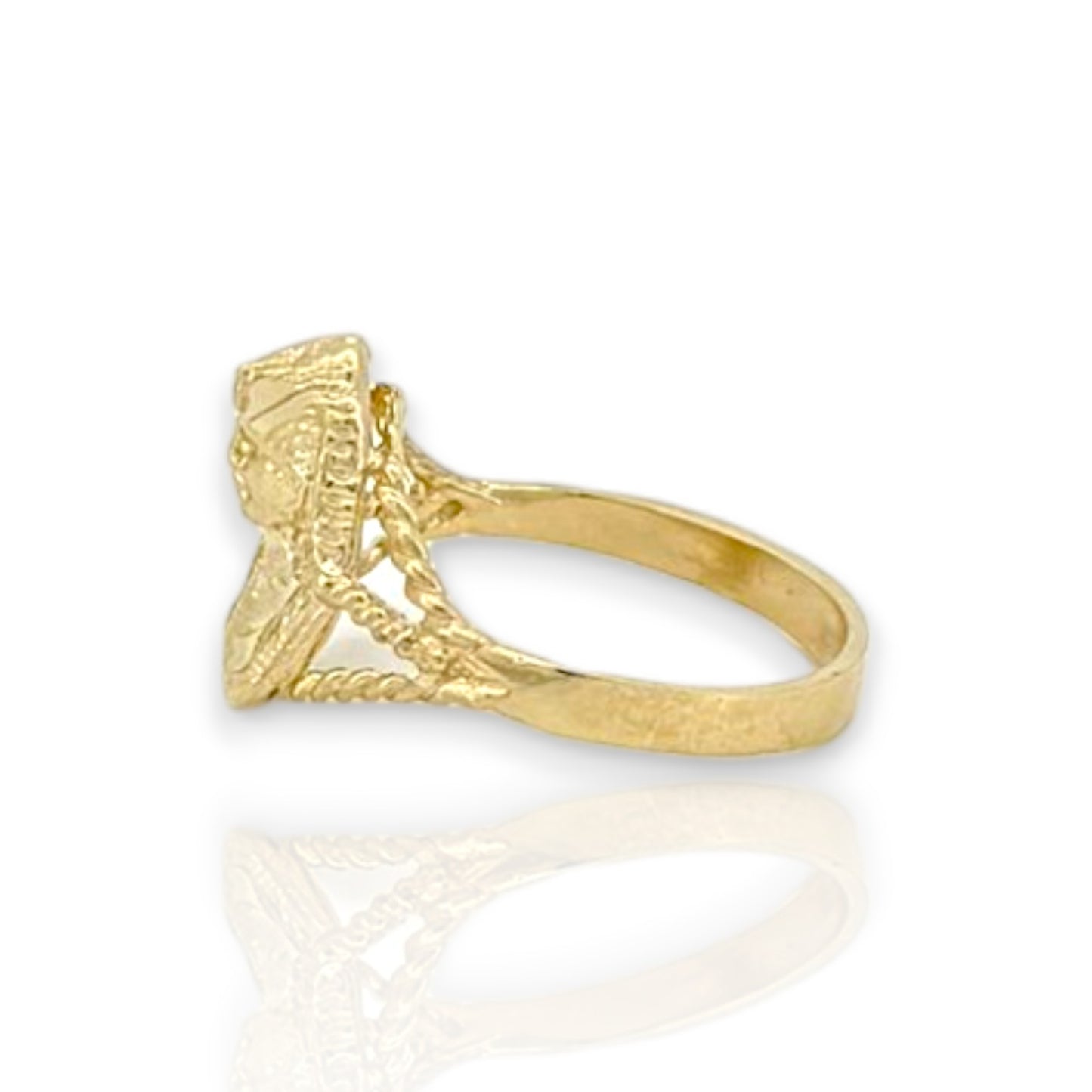 Pharaoh Egyptian King - 10K Yellow Gold
