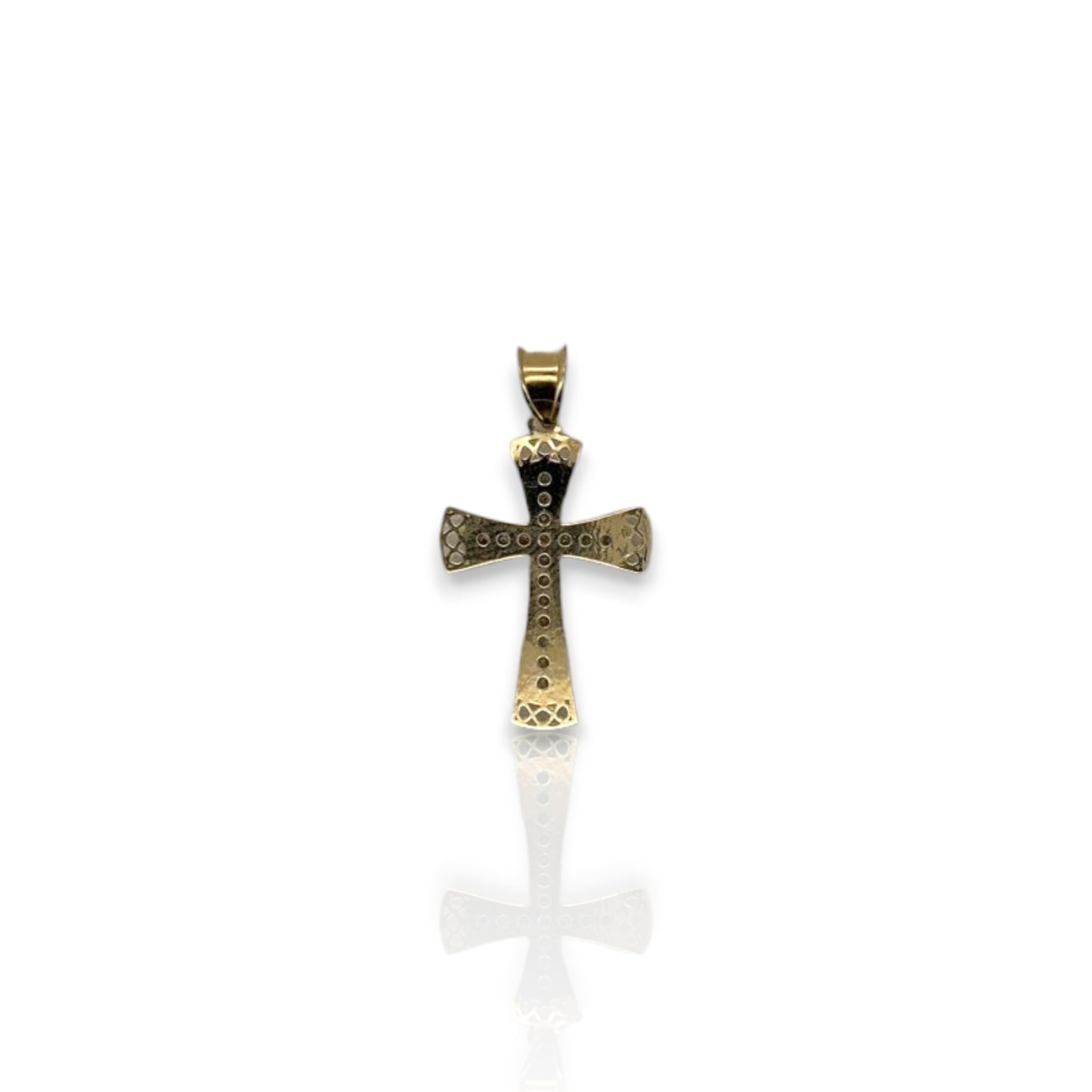 Cross Pendant - 10K Yellow Gold