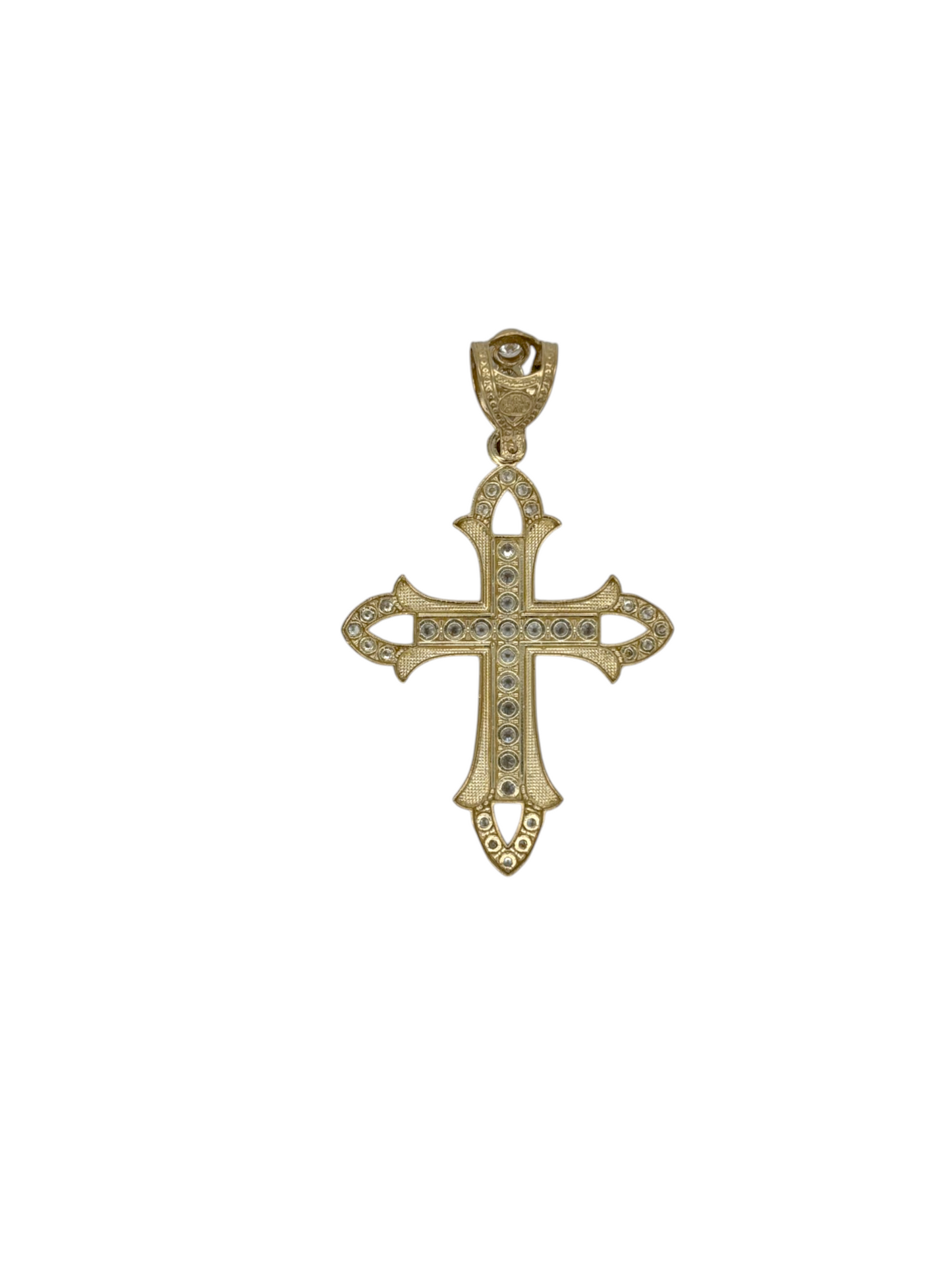 10k Yellow Gold Cross for Necklace Chain Religious Christian Pendant charm | for Men or Women, Solid Gold Faith Jewelry