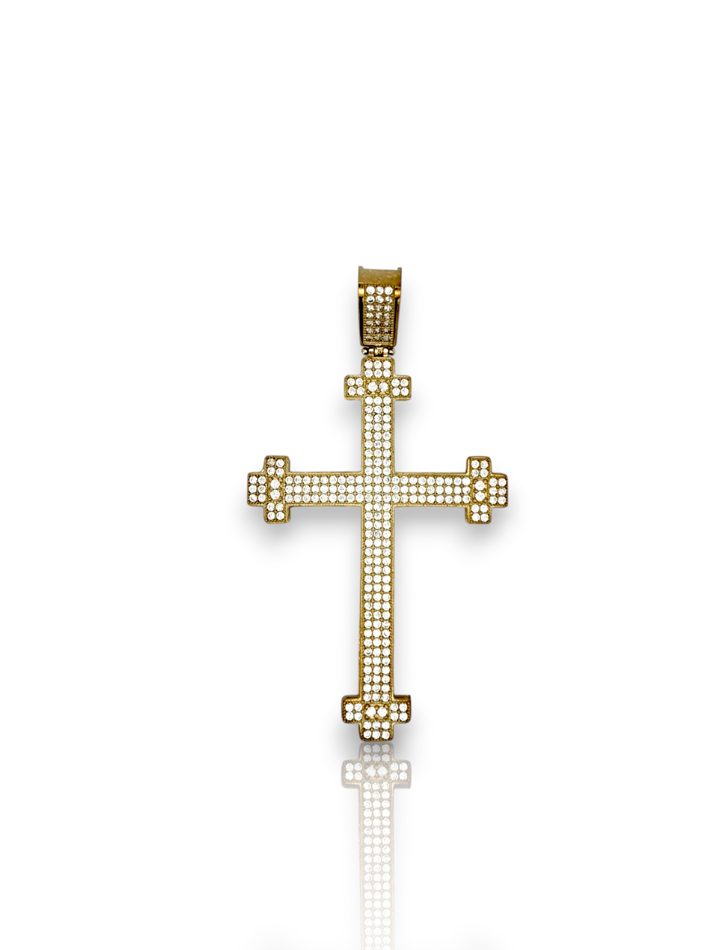10k Yellow Gold Cross for Necklace Chain Religious Christian Pendant charm | for Men or Women, Solid Gold Faith Jewelry