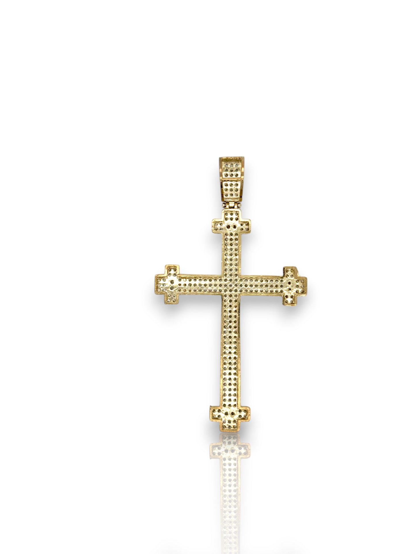 10k Yellow Gold Cross for Necklace Chain Religious Christian Pendant charm | for Men or Women, Solid Gold Faith Jewelry