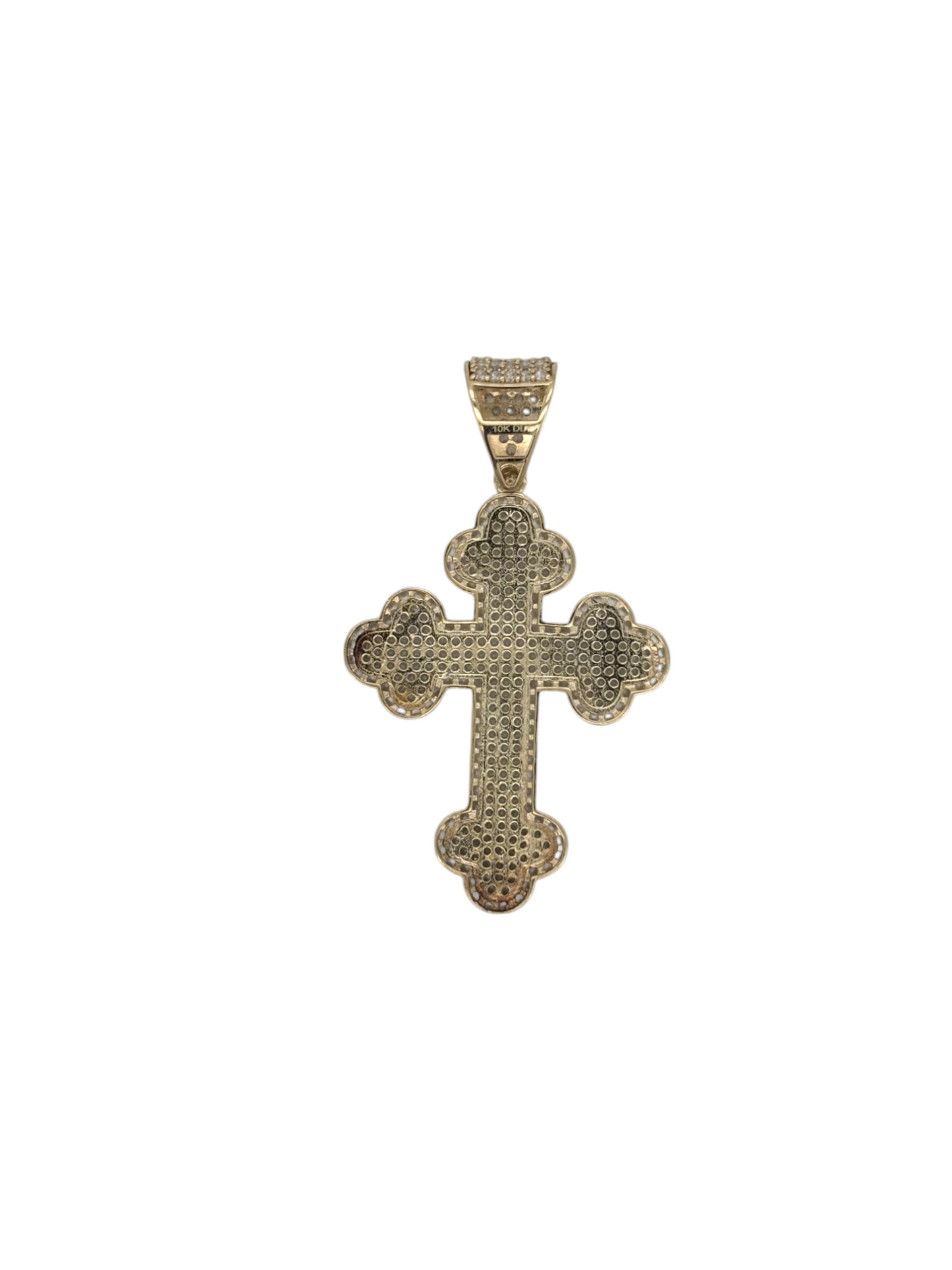 10k Yellow Gold Cross for Necklace Chain Religious Christian Pendant charm | for Men or Women, Solid Gold Faith Jewelry