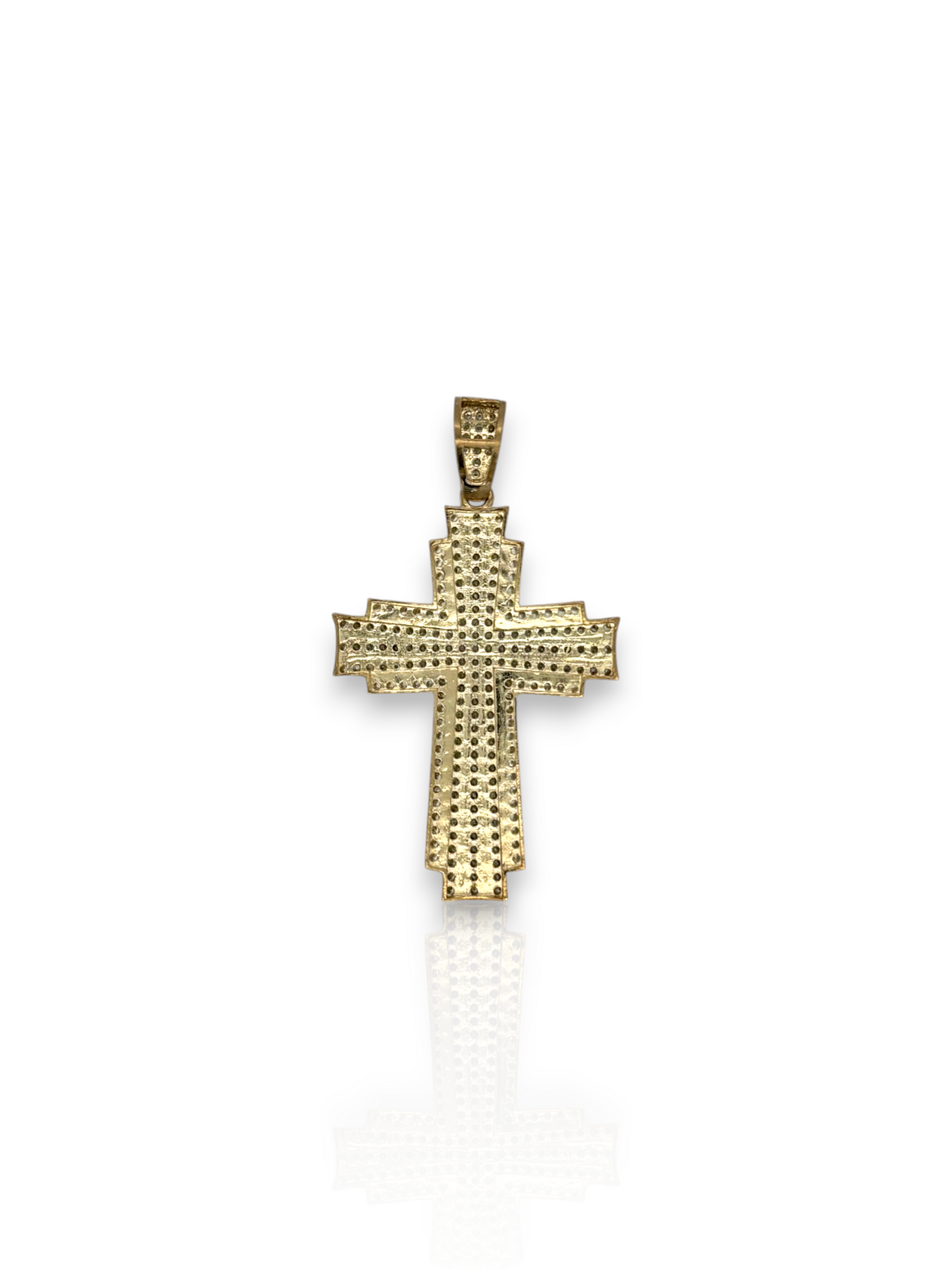 10k Yellow Gold Cross for Necklace Chain Religious Christian Pendant charm | for Men or Women, Solid Gold Faith Jewelry