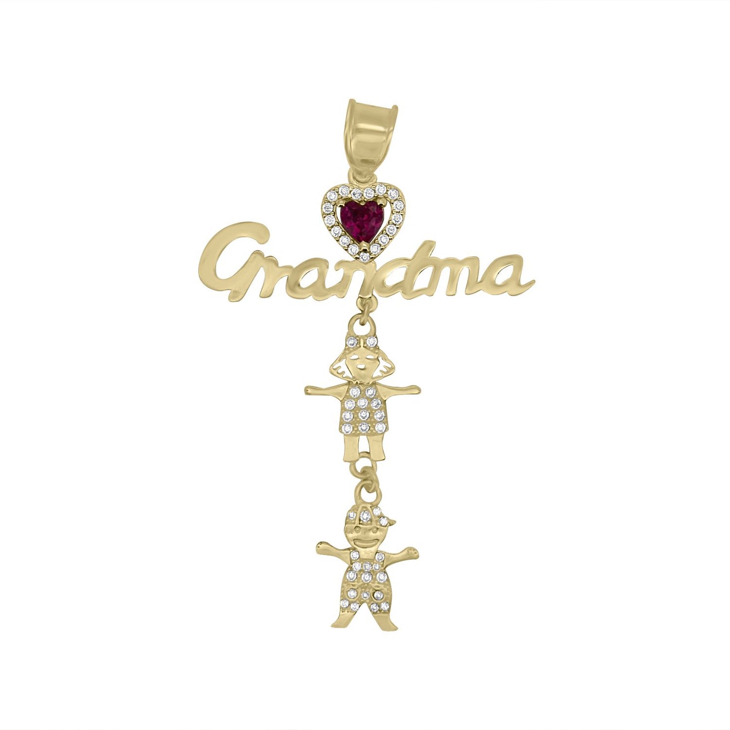 Grandma Heart - 10K Yellow Gold
